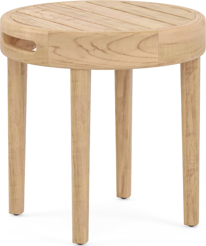 Riva Blonde Outdoor End Table