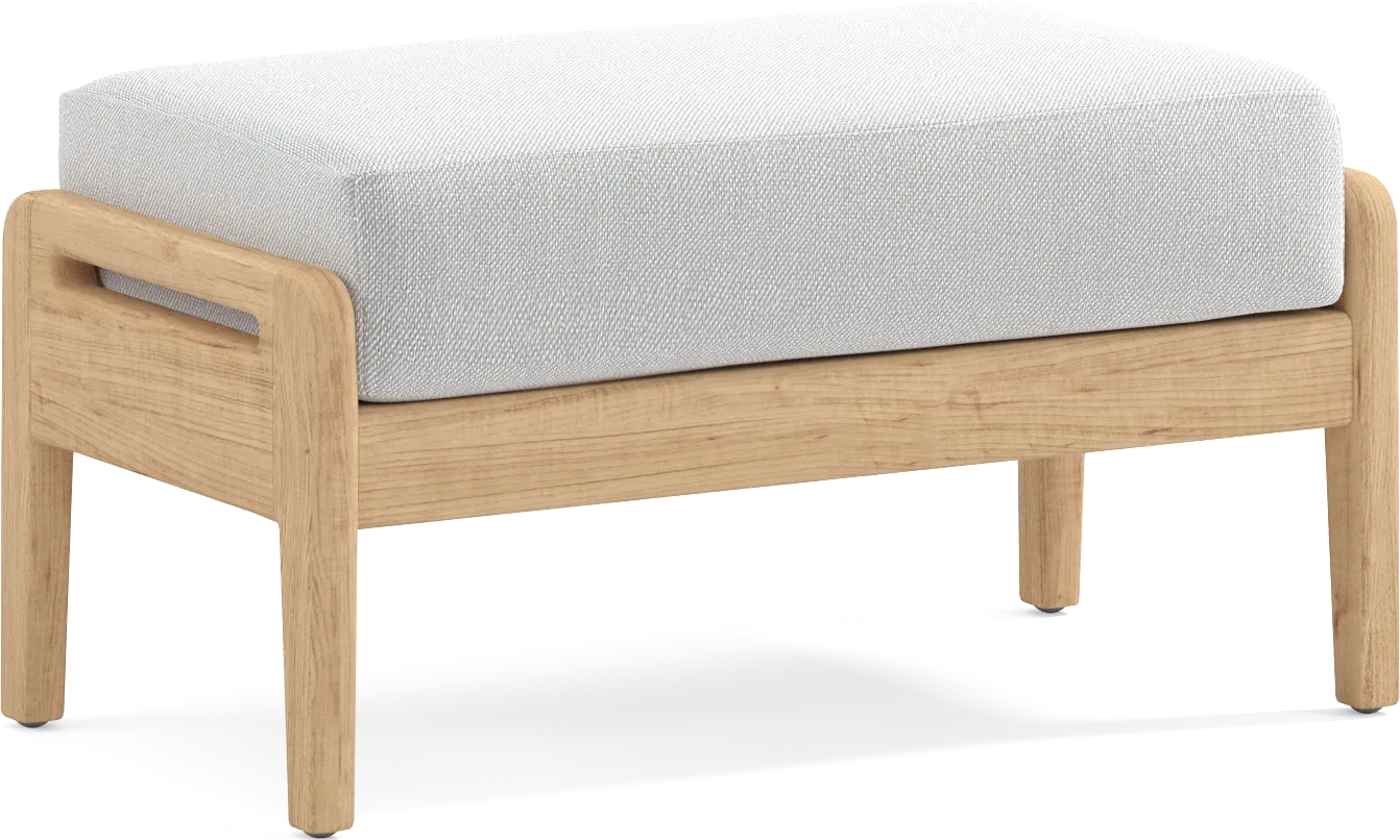 Riva Blonde 6 Pc Outdoor Seating Set with Dove Cushions - Thumbnail - Image 8