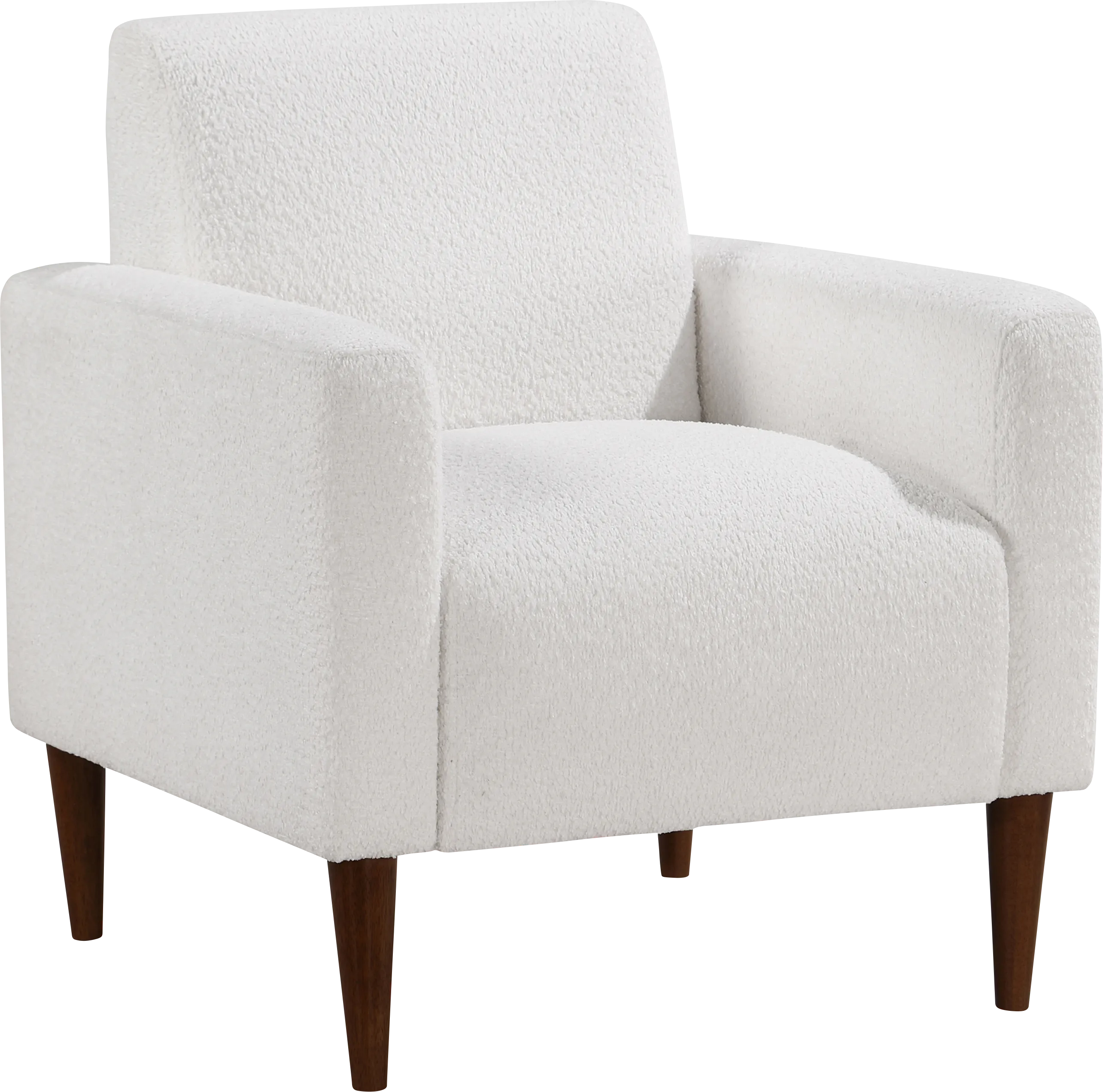 Sakaio White Accent Chair - Thumbnail - Image 1
