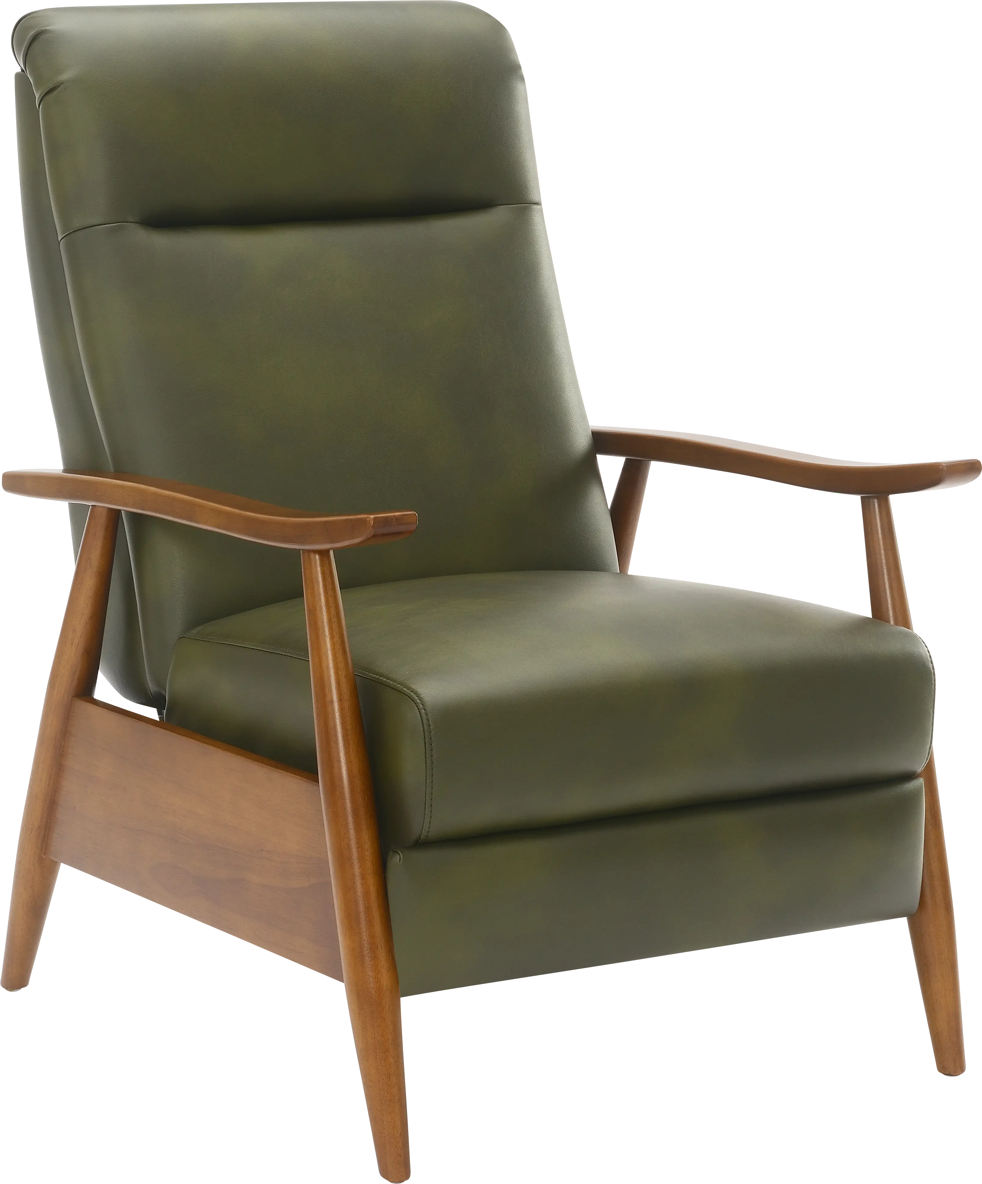 Alieta Green Push Back Recliner - Thumbnail - Image 1