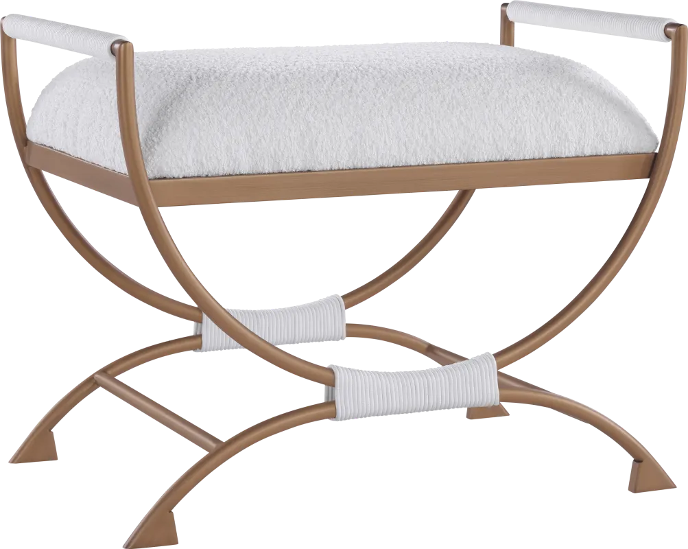 Petelu White Bench