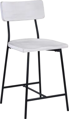 Laihia White Counter Stool