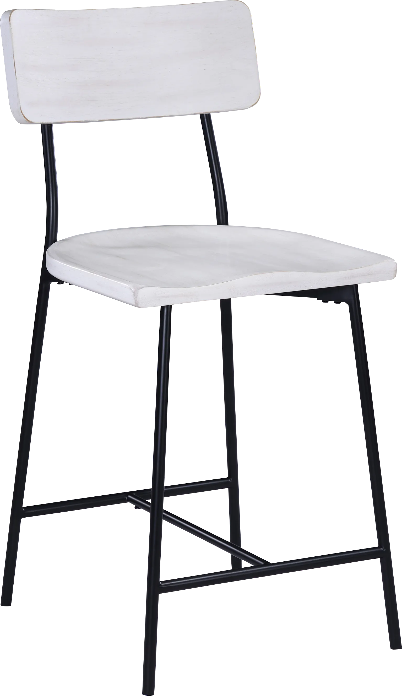 Laihia White Counter Stool - Image 1