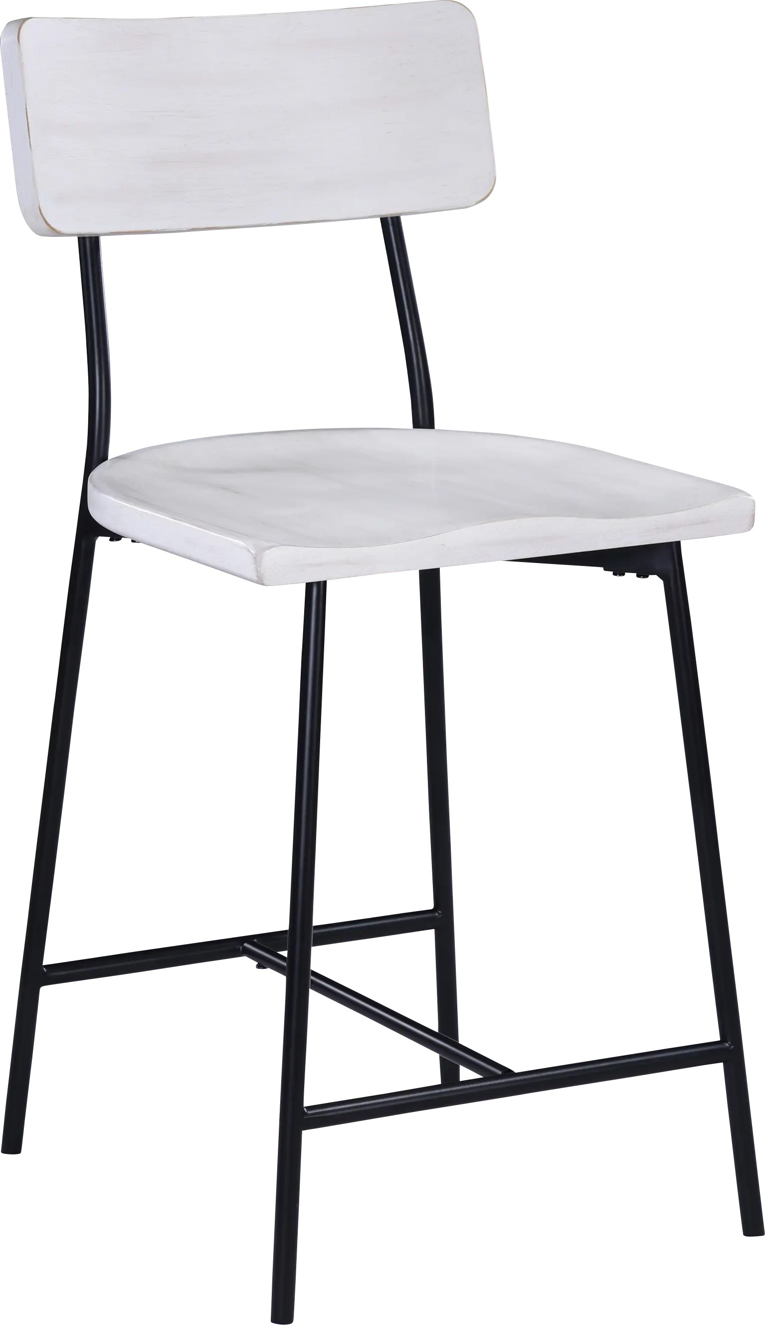 Laihia White Counter Stool