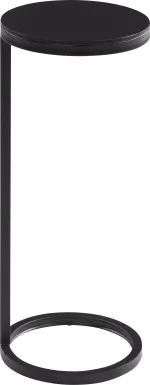 Tavau Black Accent Table
