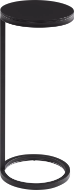 Tavau Black Accent Table