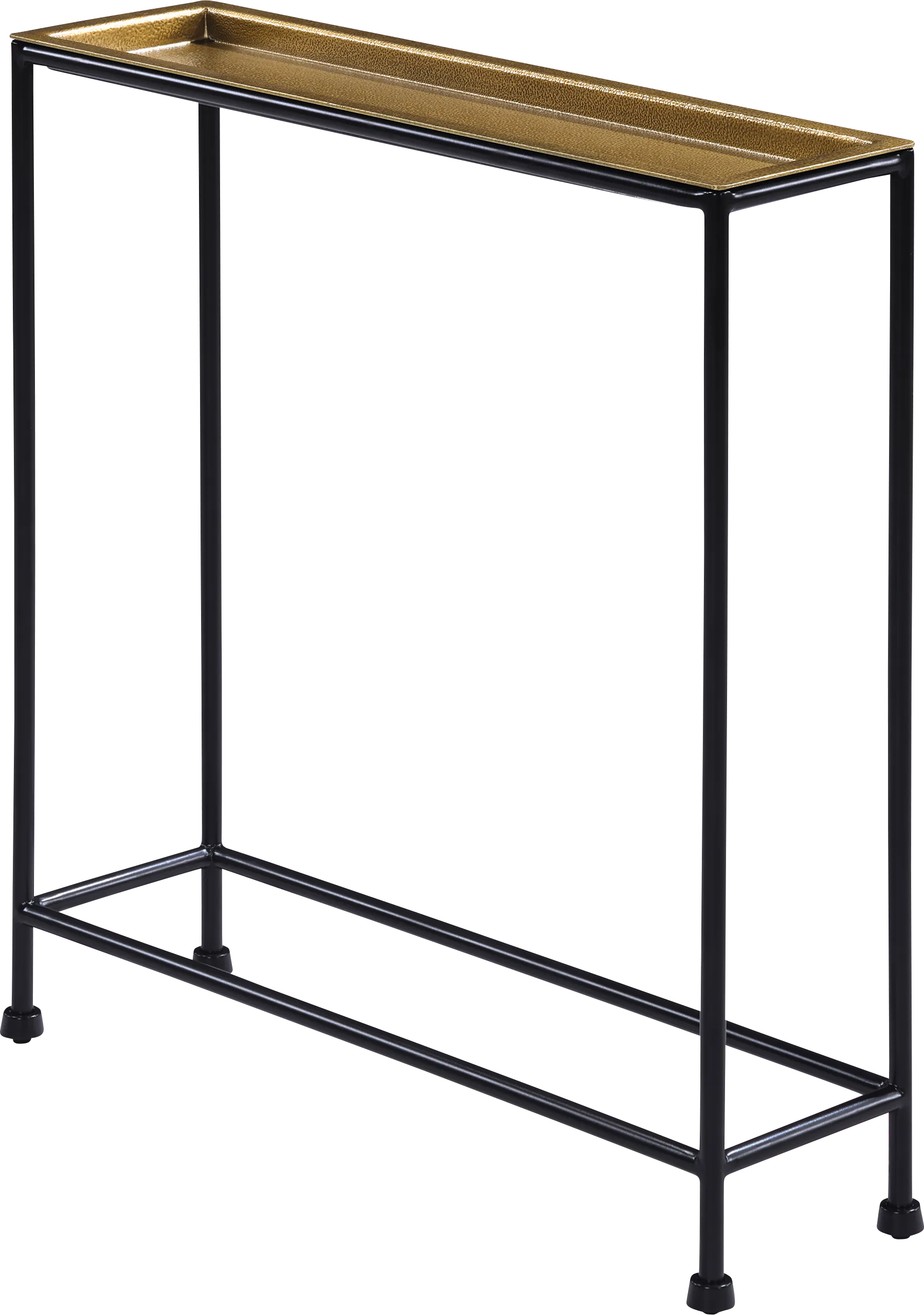 Metia Black Accent Table