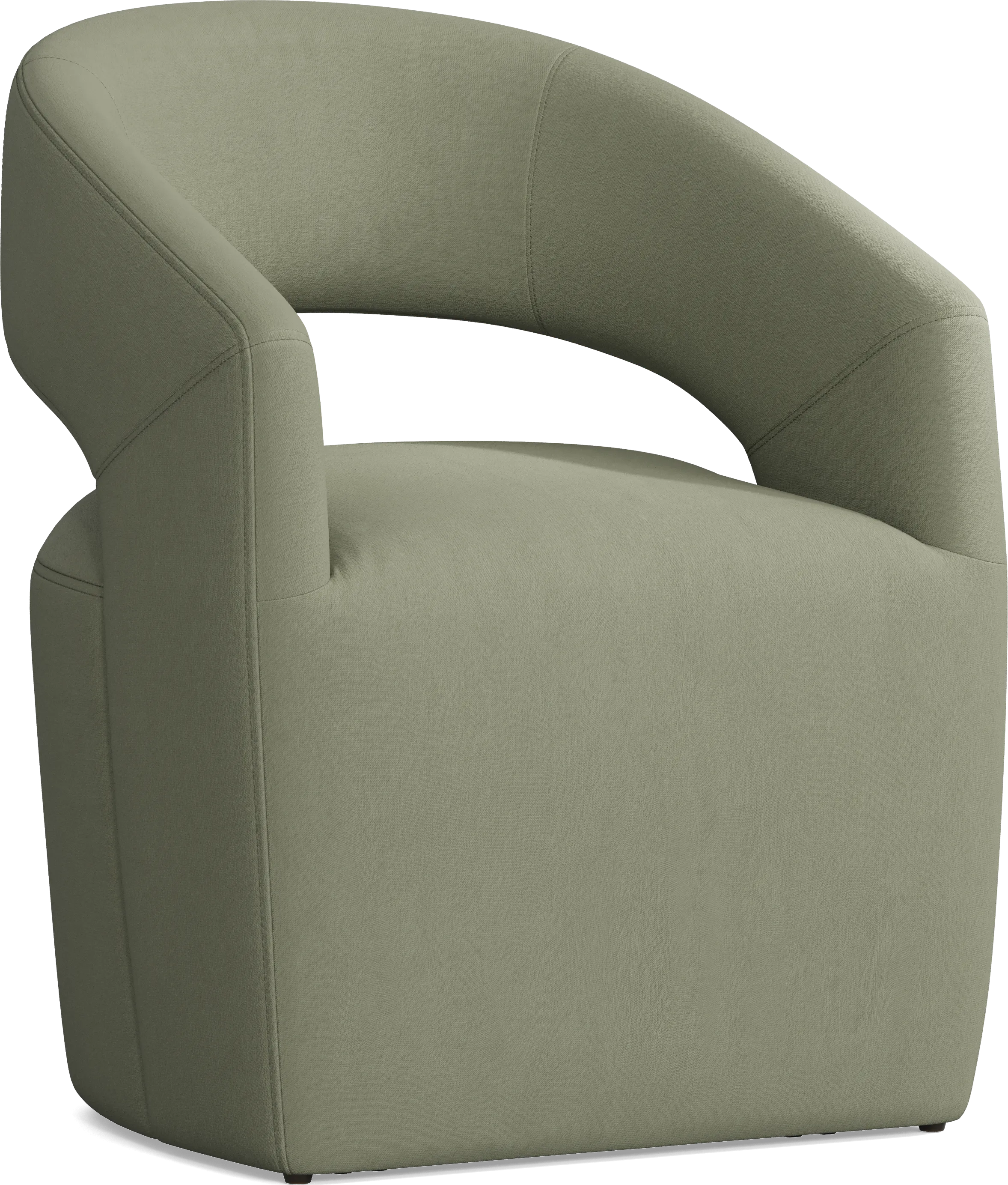 Jules Gray 5 Pc Dining Room with Green Side Chairs - Thumbnail - Image 4