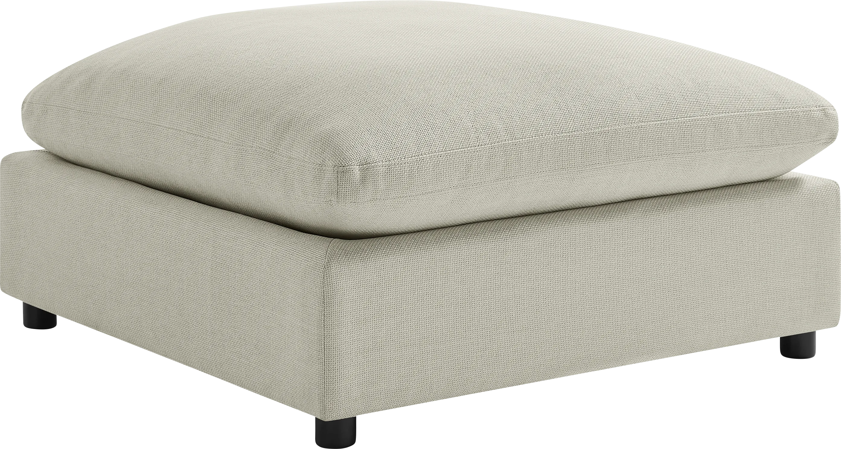 Jazzra I Beige Ottoman - Thumbnail - Image 1