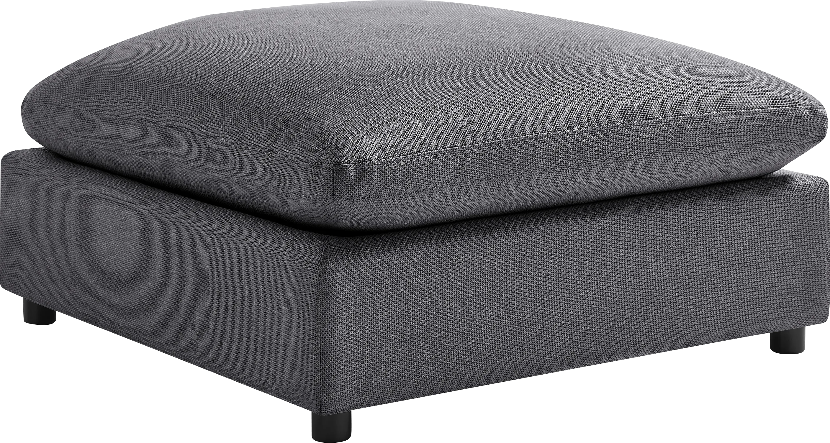Jazzra I Dark Gray Ottoman - Thumbnail - Image 1