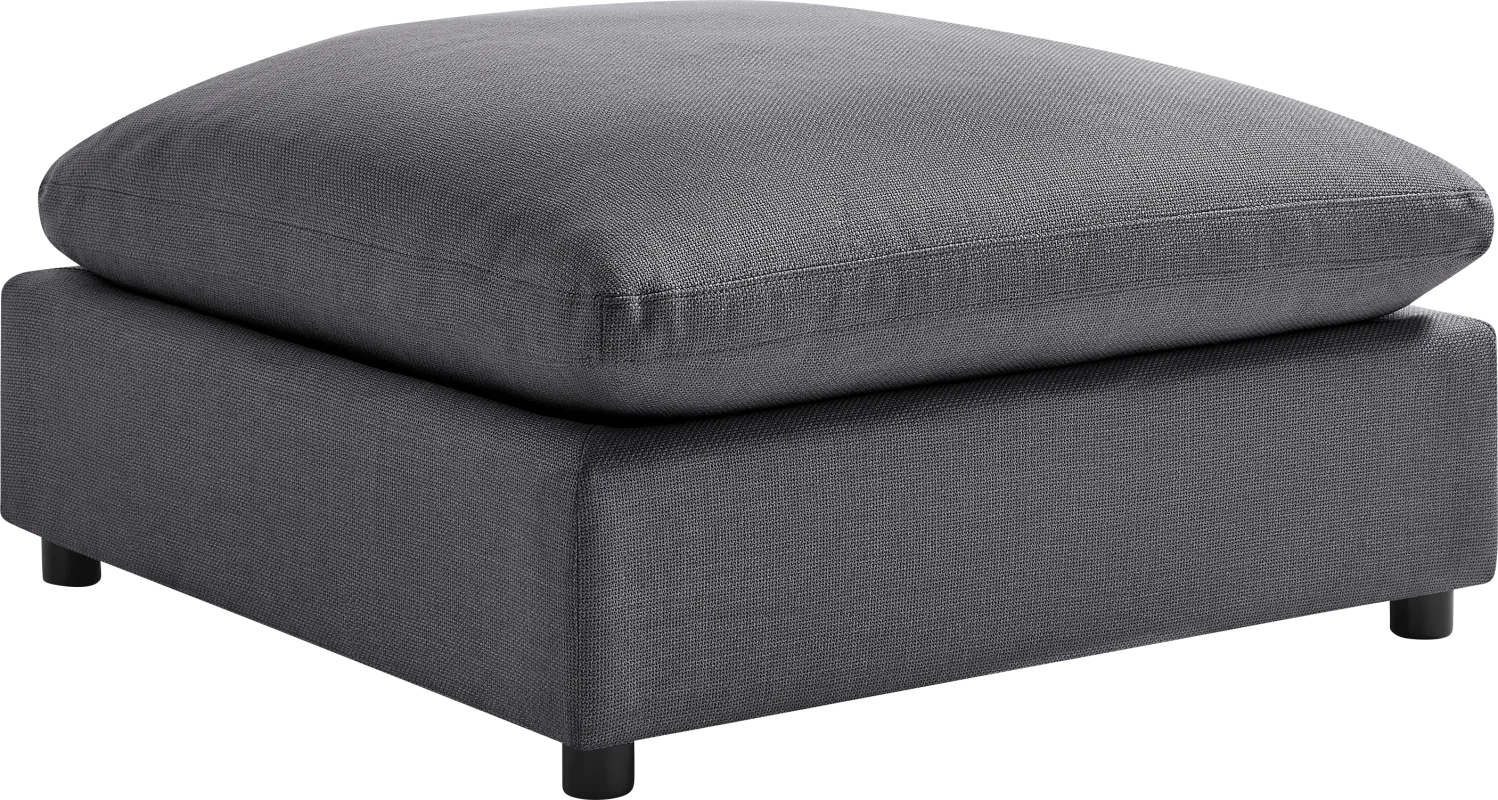 Jazzra I Dark Gray Ottoman