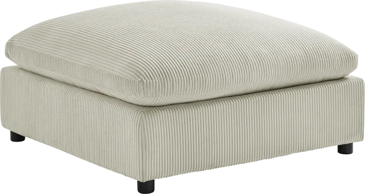 Jazzra II Beige Ottoman