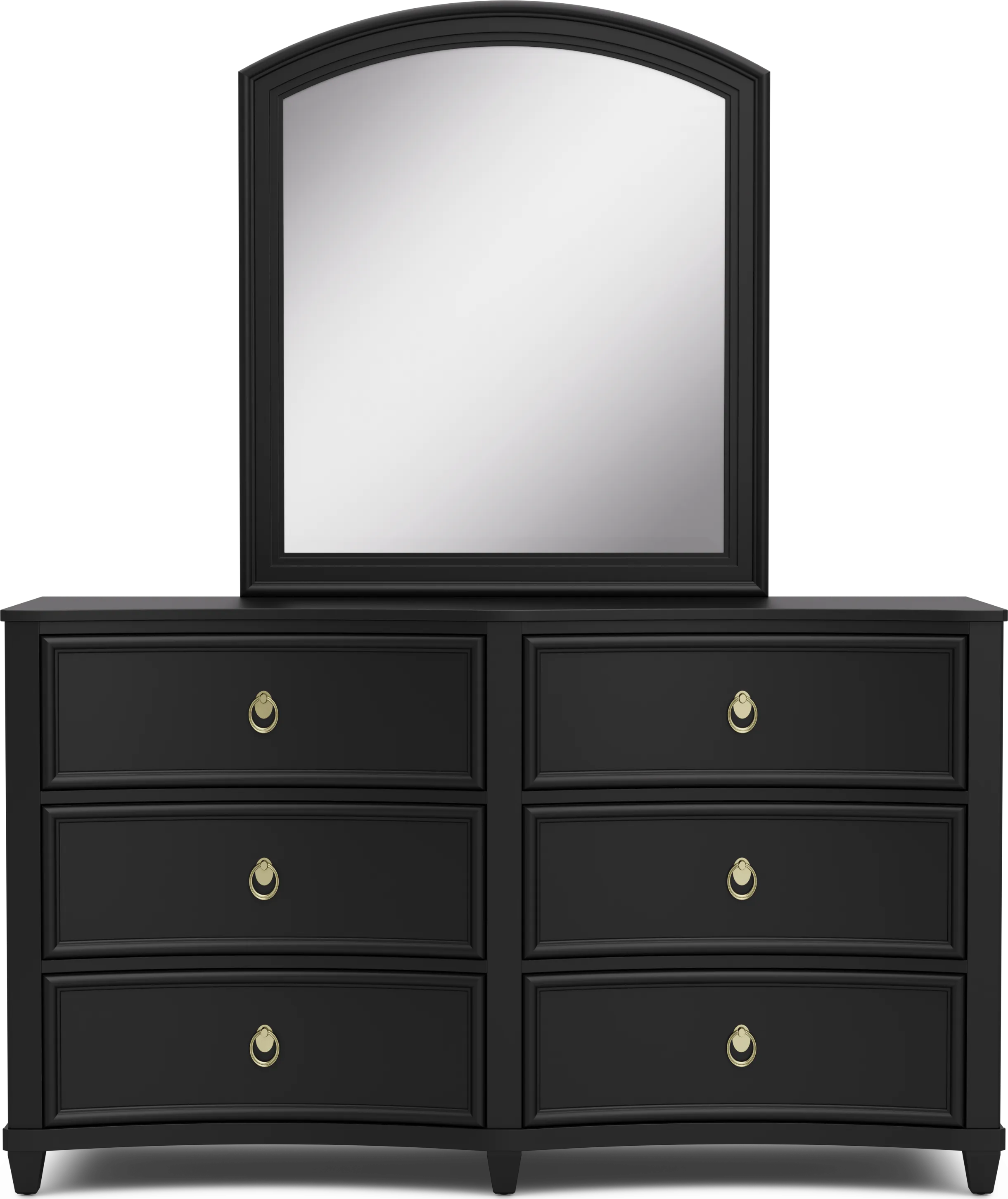 Kids Jaclyn Lane Black Dresser and Mirror - Thumbnail - Image 1
