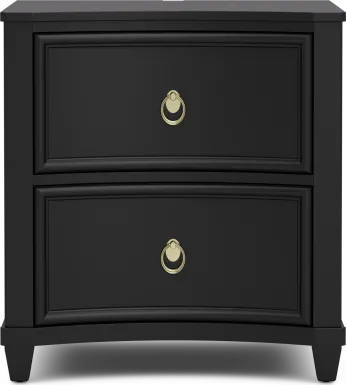 Kids Jaclyn Lane Black Nightstand