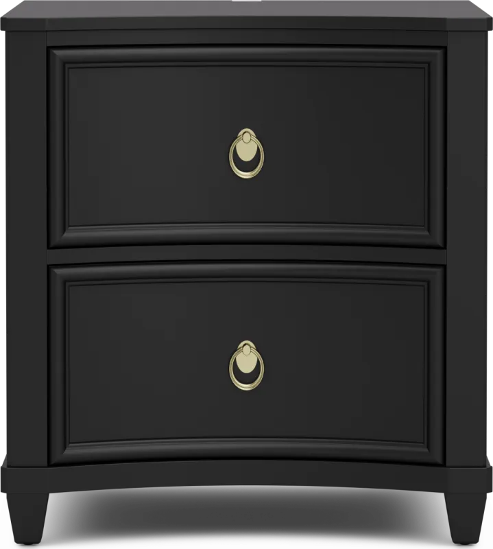 Kids Jaclyn Lane Black Nightstand