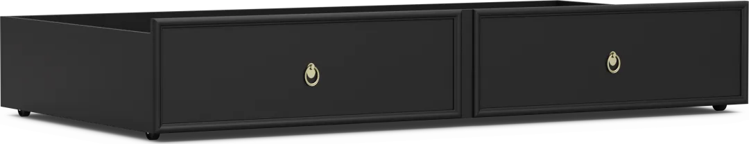 Kids Jaclyn Lane Black Twin Storage Trundle