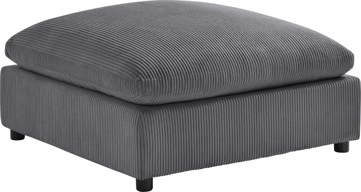 Jazzra II Dark Gray Ottoman