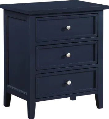 Brynlee Dark Blue Nightstand
