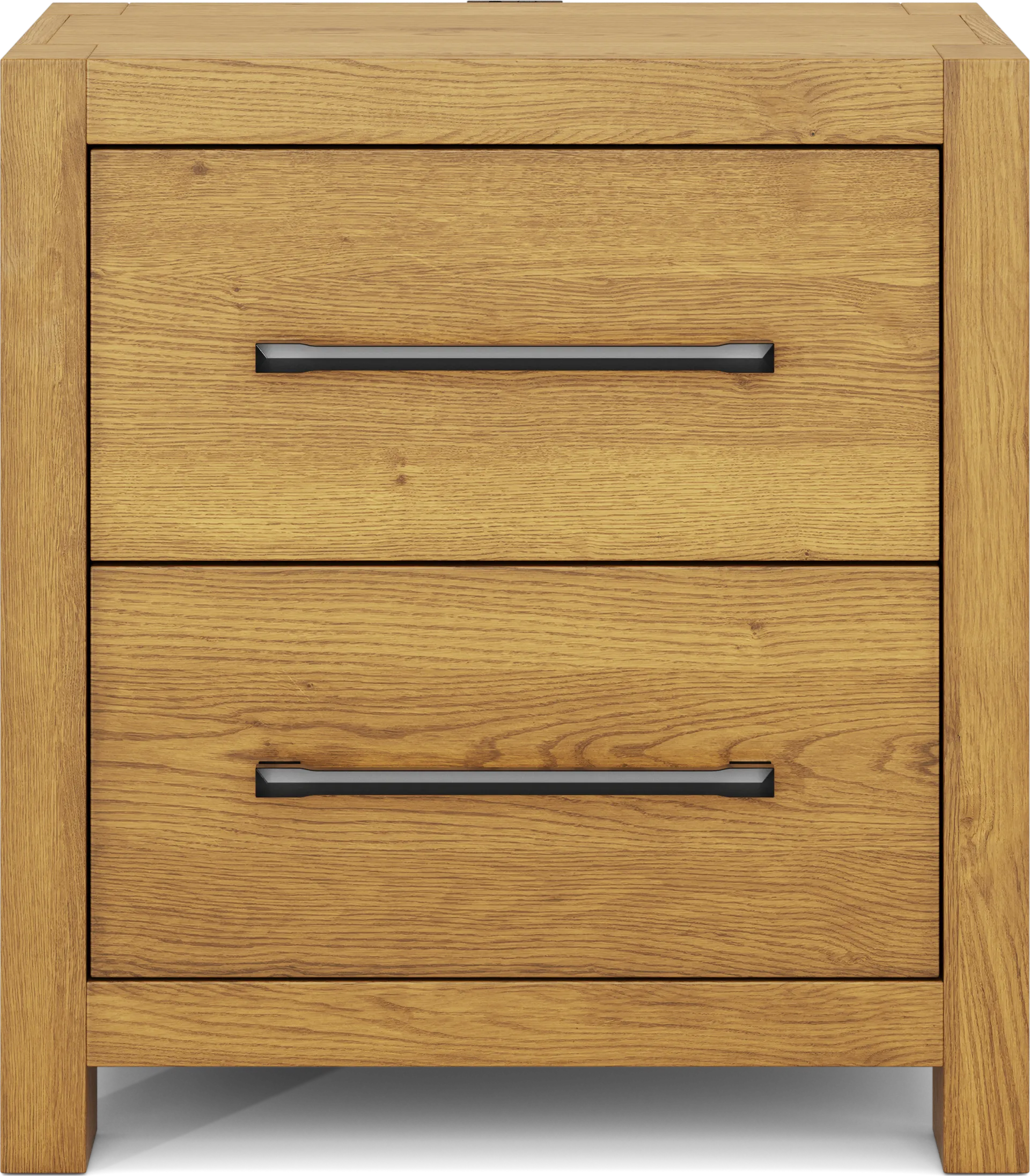 Ithaca Natural 7 Pc King Upholstered Bedroom - Image 11