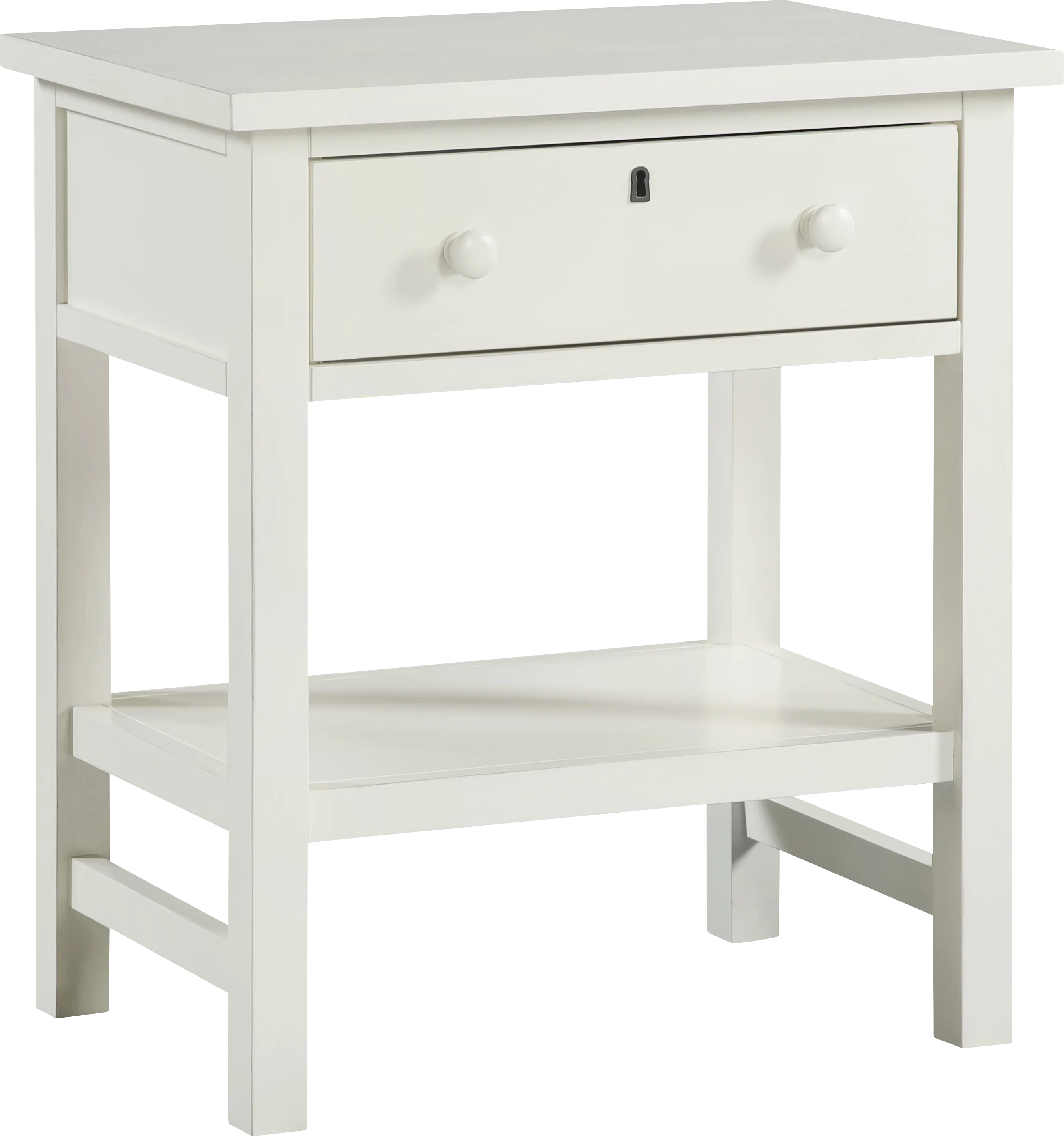 Adelaide White Nightstand - Thumbnail - Image 1