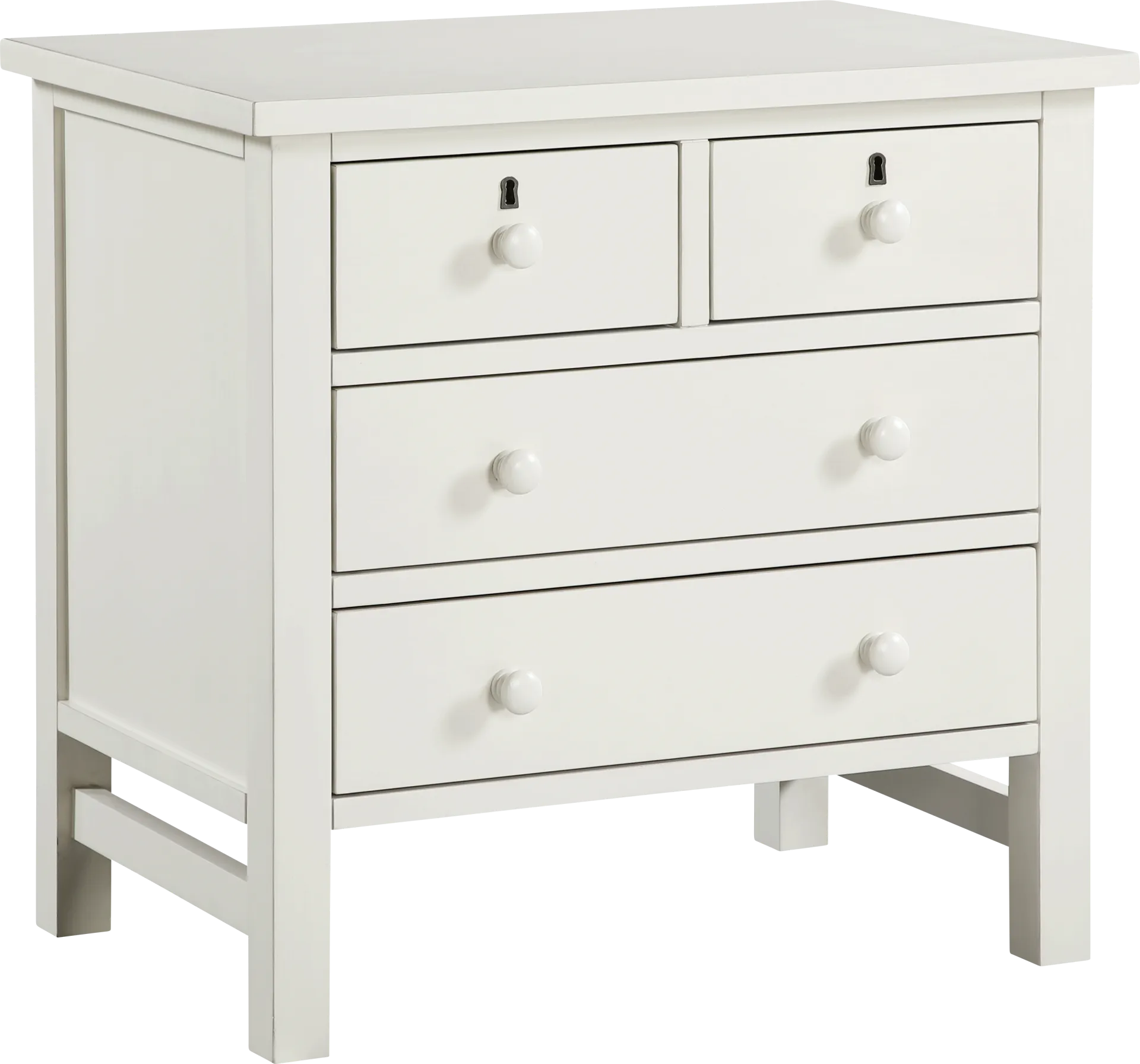 Jahkay White Nightstand - Image 1