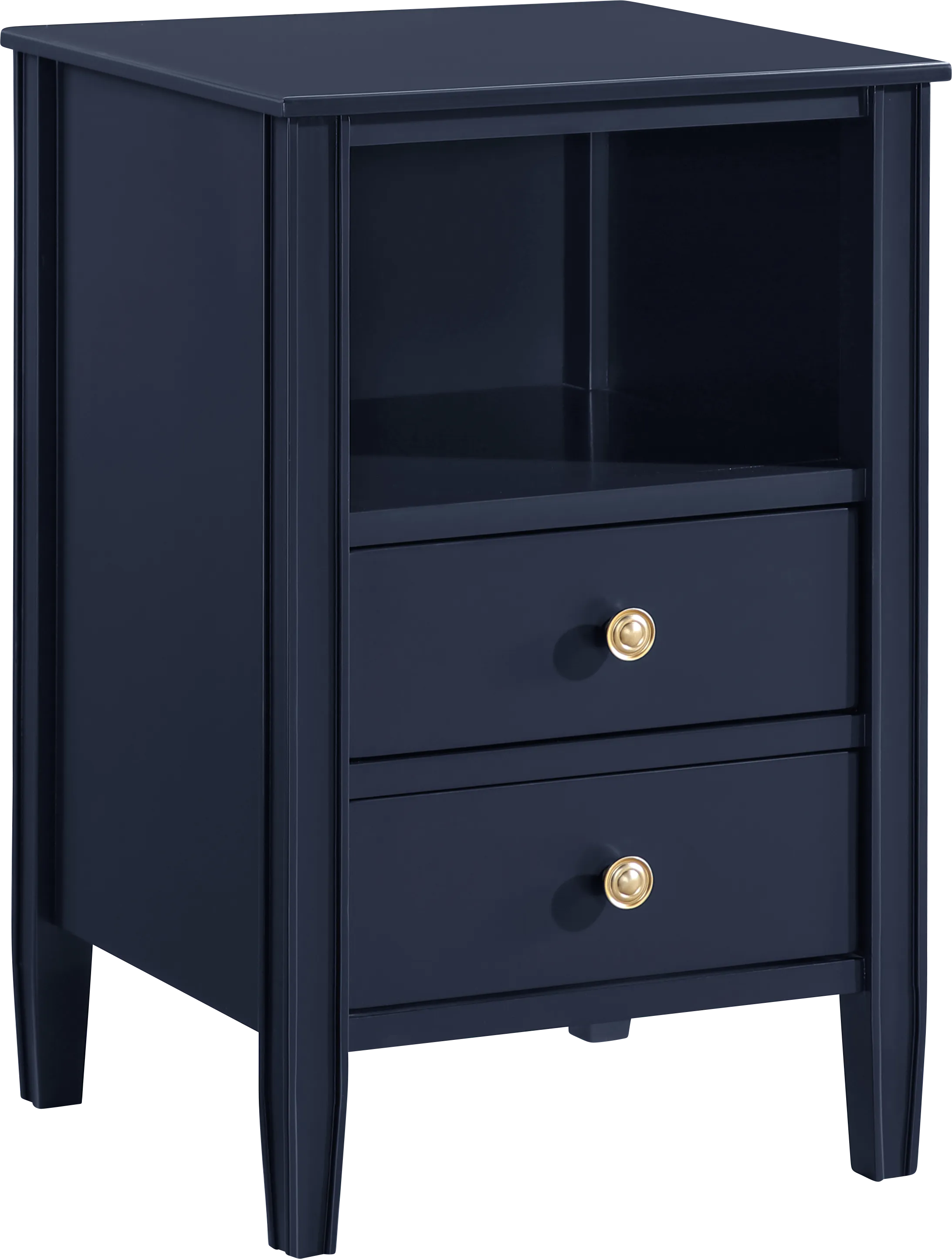 Rhad Blue Nightstand - Thumbnail - Image 1
