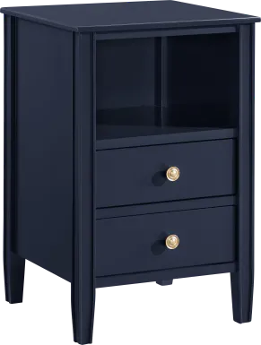 Rhad Blue Nightstand