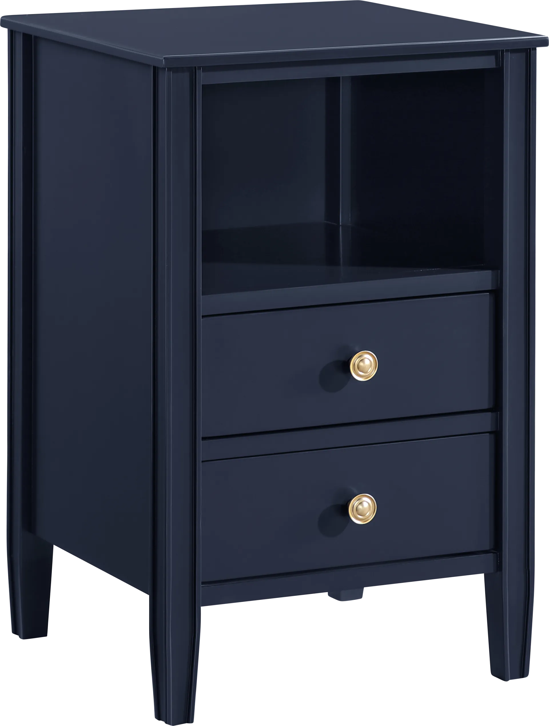 Rhad Blue Nightstand - Image 1