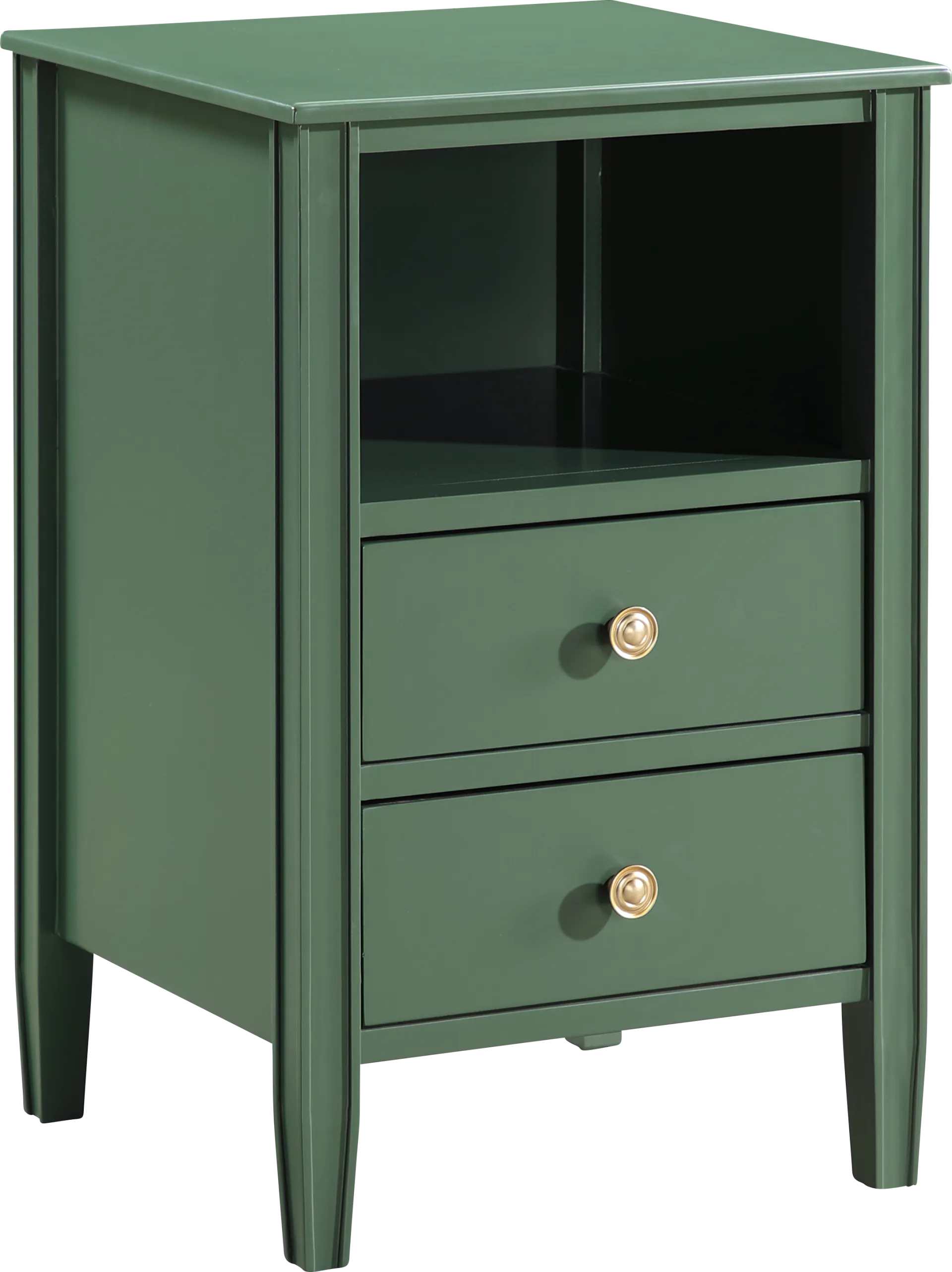 Rhad Green Nightstand - Image 1
