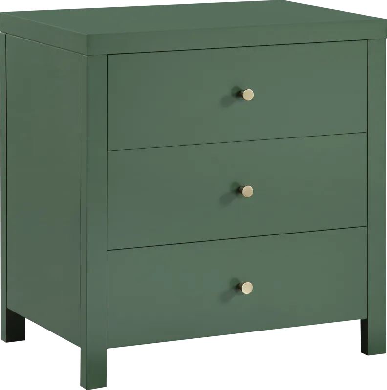 Jamaad Green Nightstand