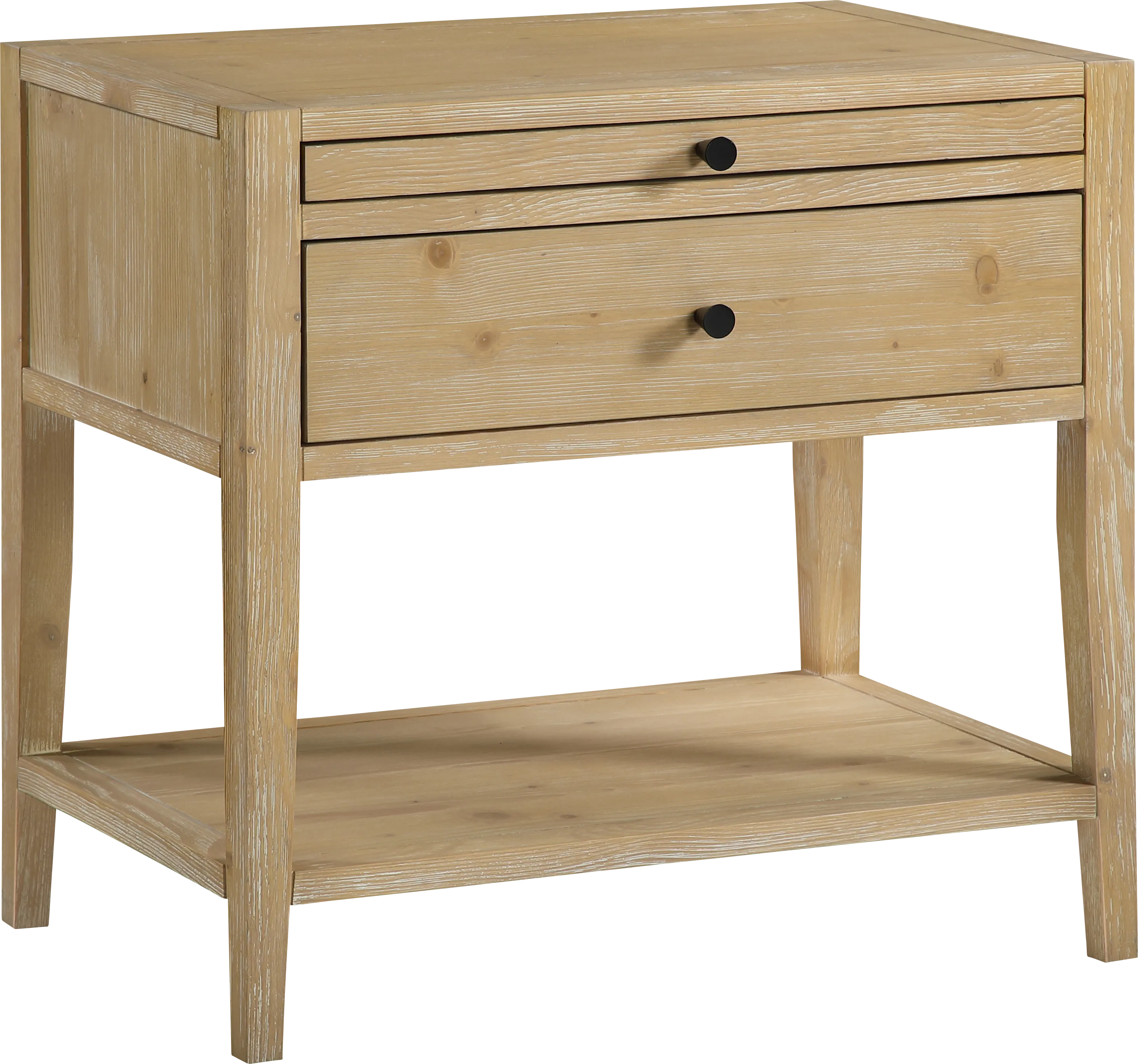 Anjanae Natural Nightstand - Thumbnail - Image 1