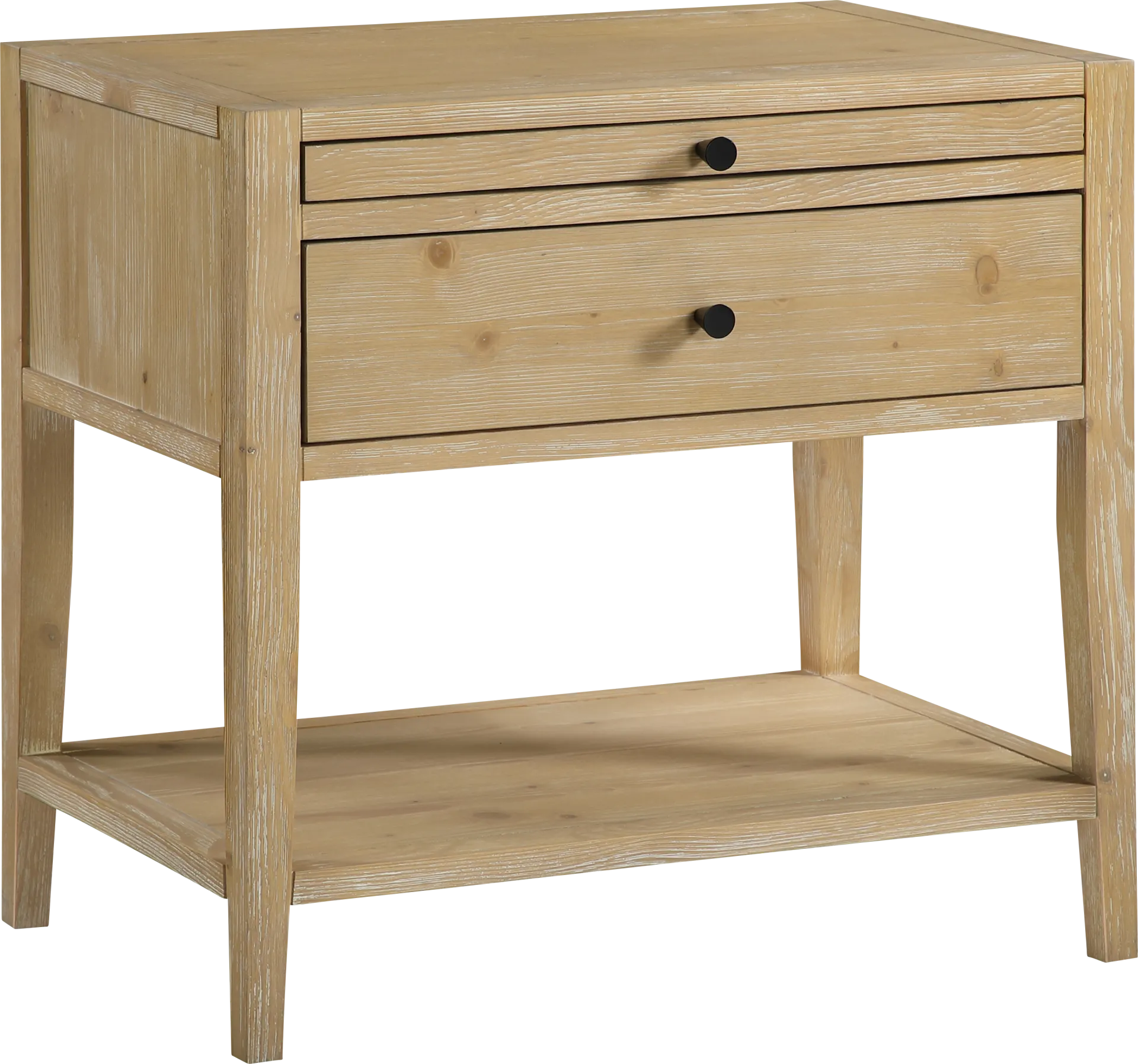 Anjanae Natural Nightstand - Image 1