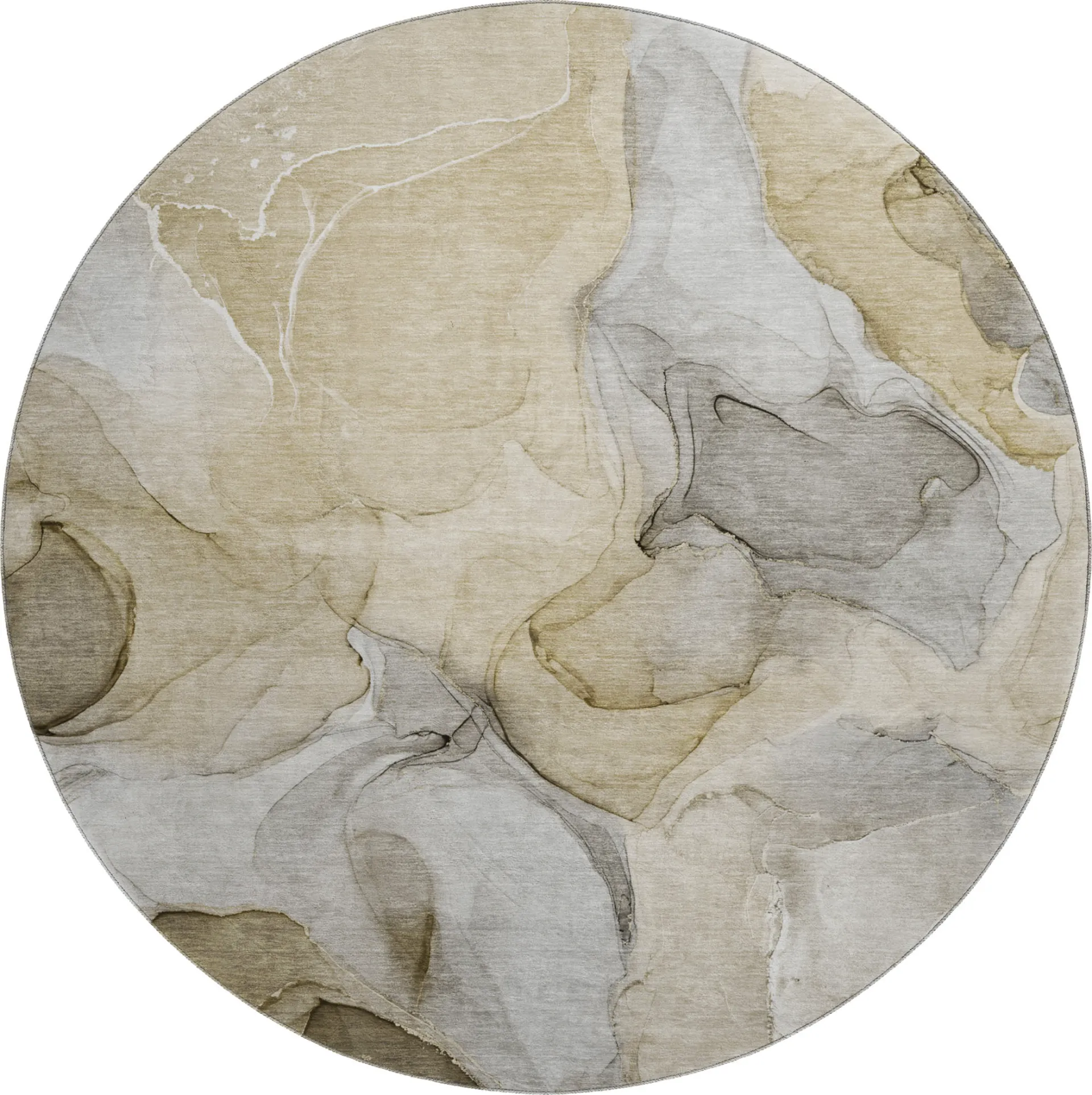 Softy Mirabel Multi 8' Round Rug - Image 1