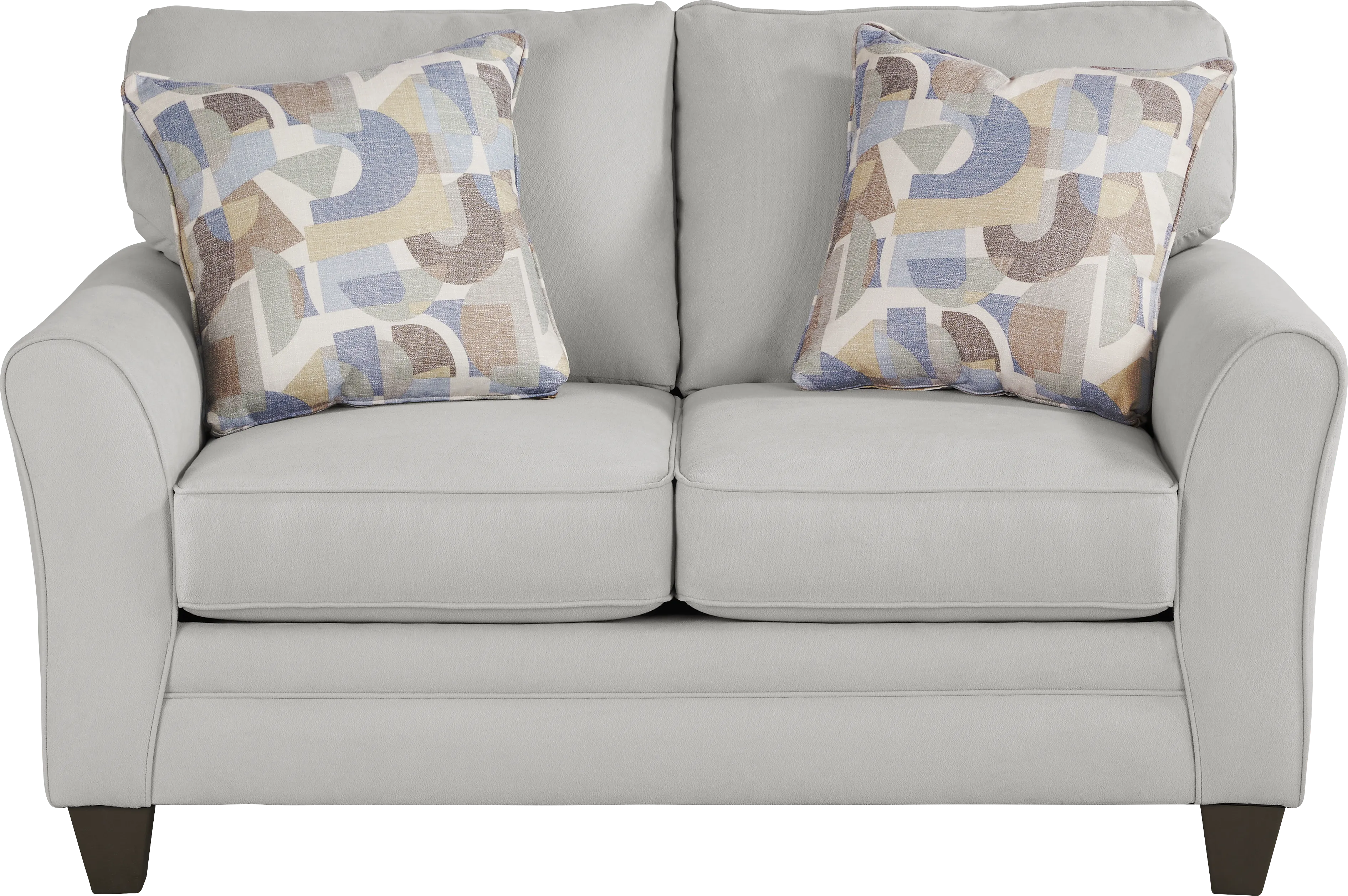 Coralville Gray 7 Pc Living Room with Gel Foam Sleeper Sofa - Thumbnail - Image 7