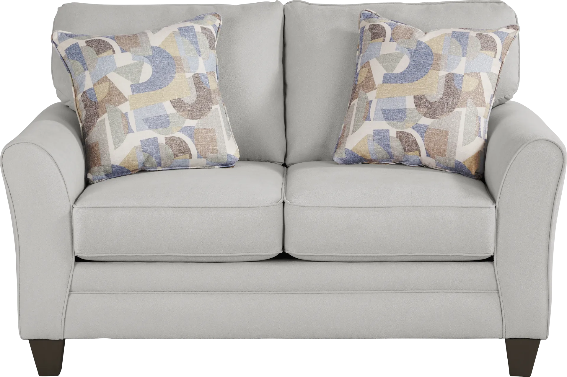 Coralville Gray Loveseat - Image 2