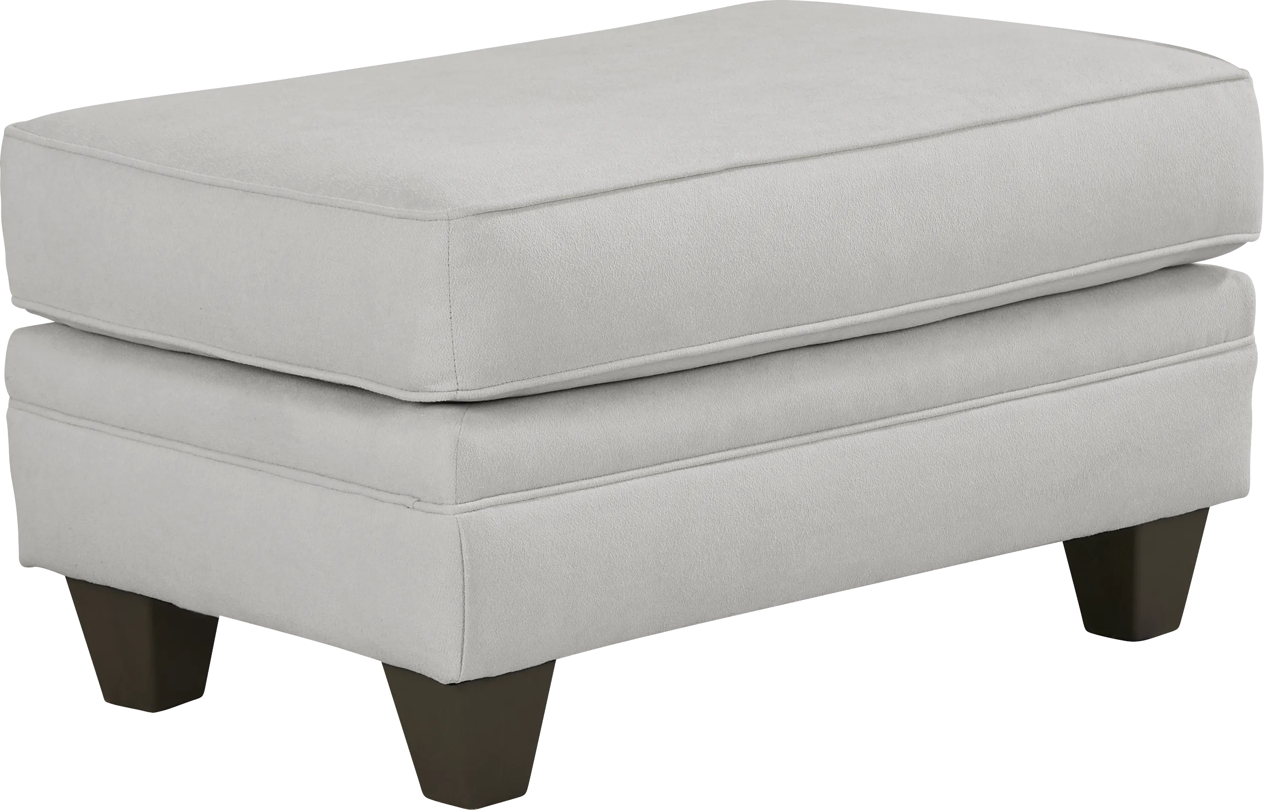 Coralville Gray Ottoman - Thumbnail - Image 1