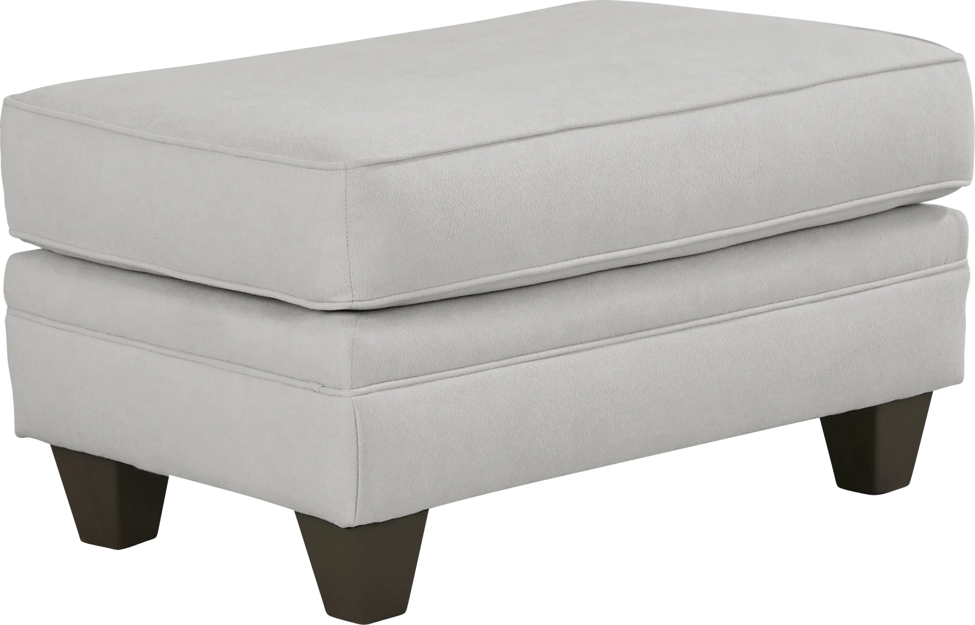 Coralville Gray Ottoman - Image 1