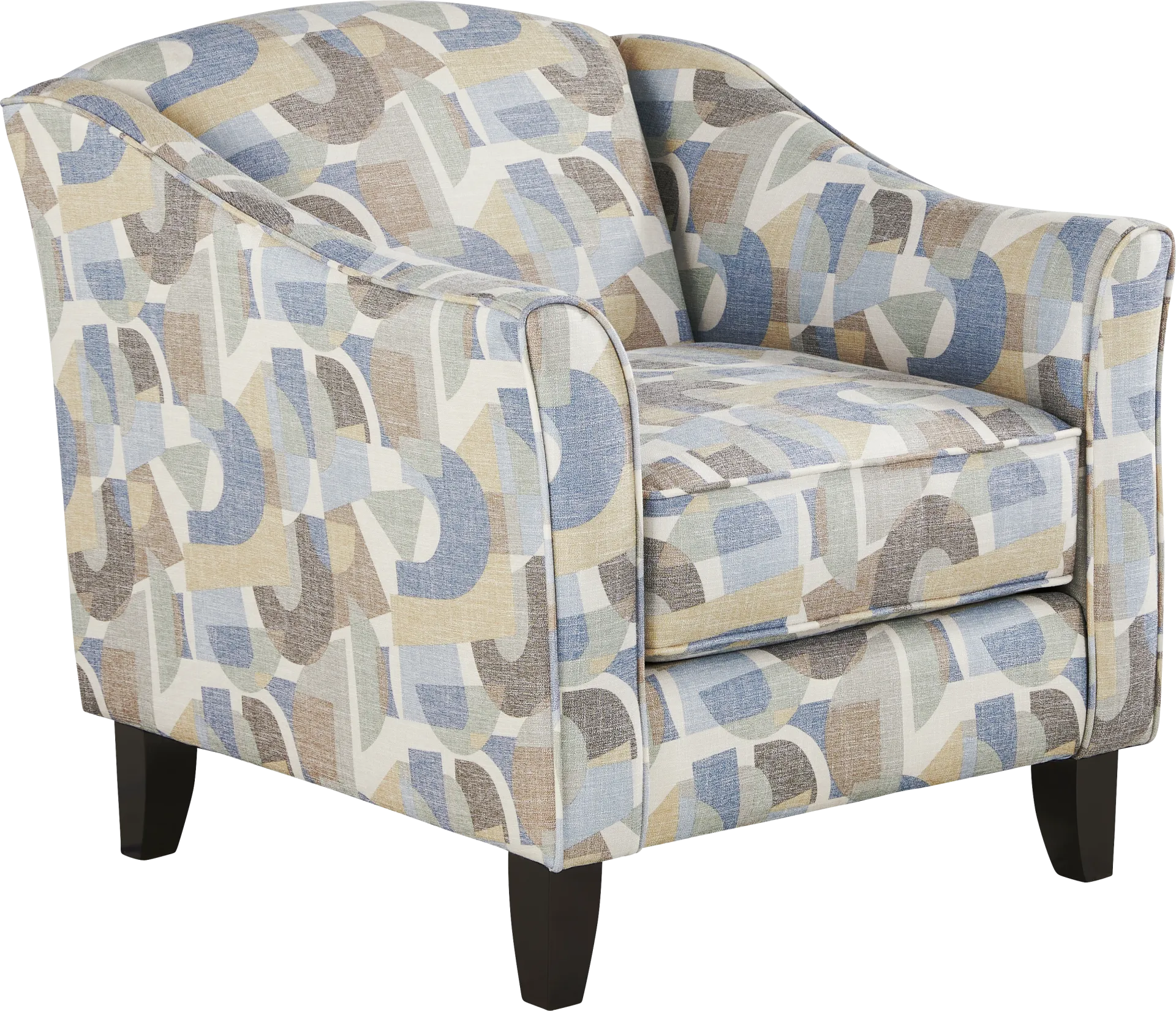 Coralville Blue Accent Chair - Image 1