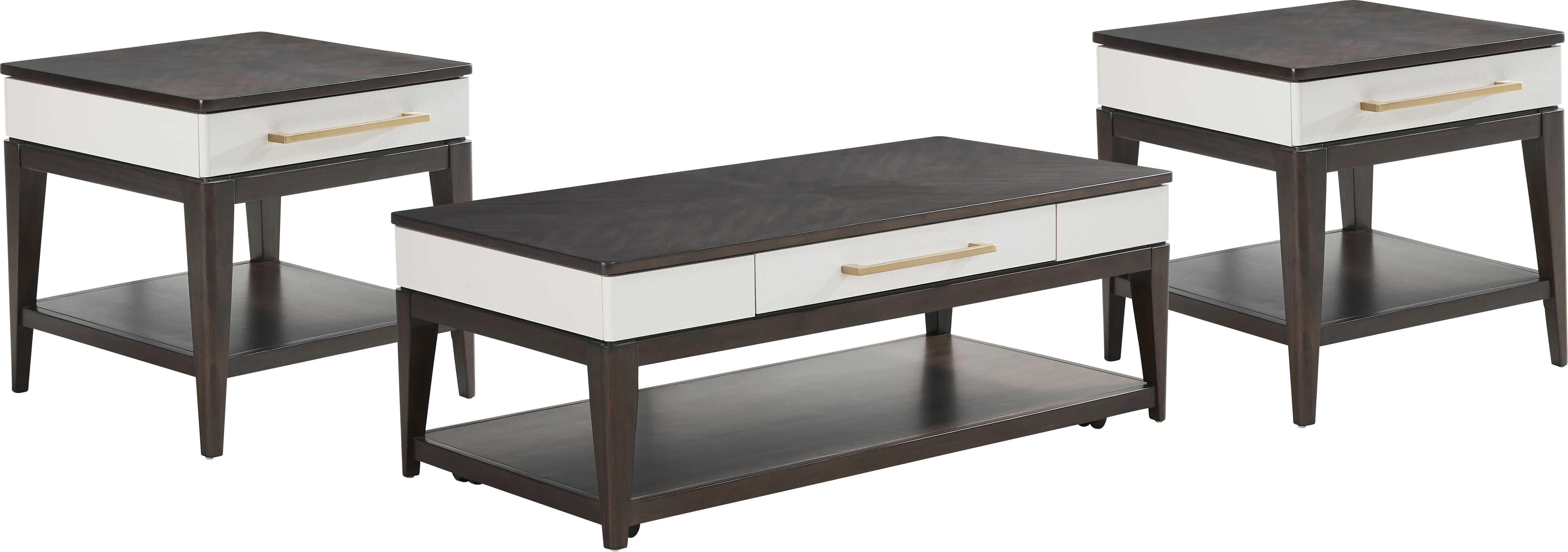 Elko Falls Espresso 3 Pc Table Set - Thumbnail - Image 1