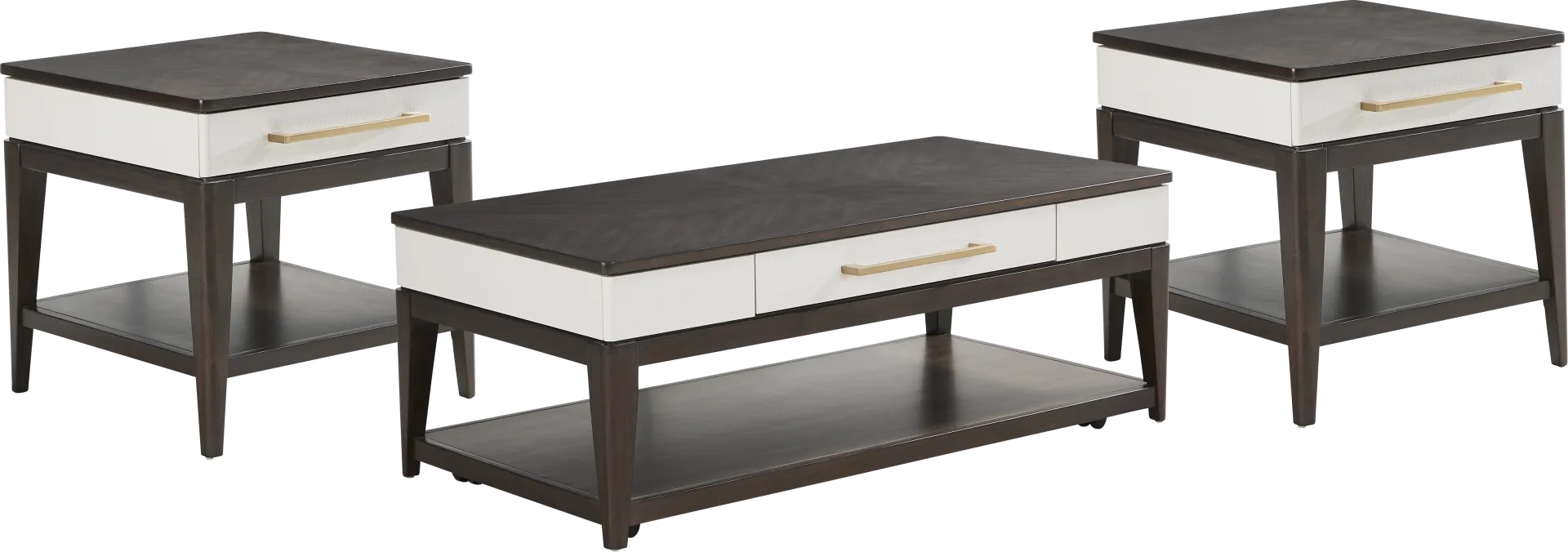 Elko Falls Espresso 3 Pc Table Set