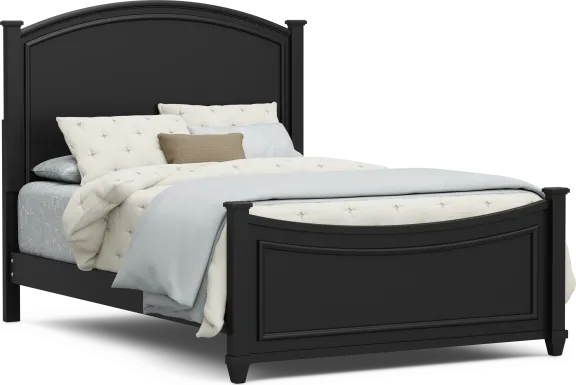 Kids Jaclyn Lane Black Full Panel Bed