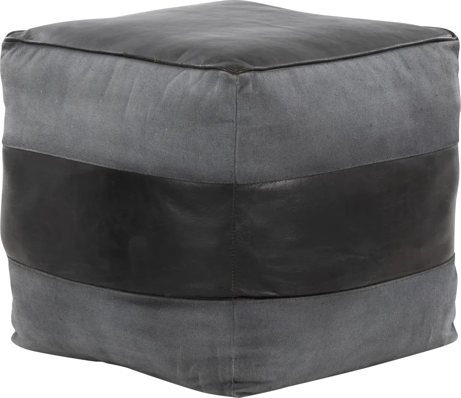 Cheerie I Black Pouf