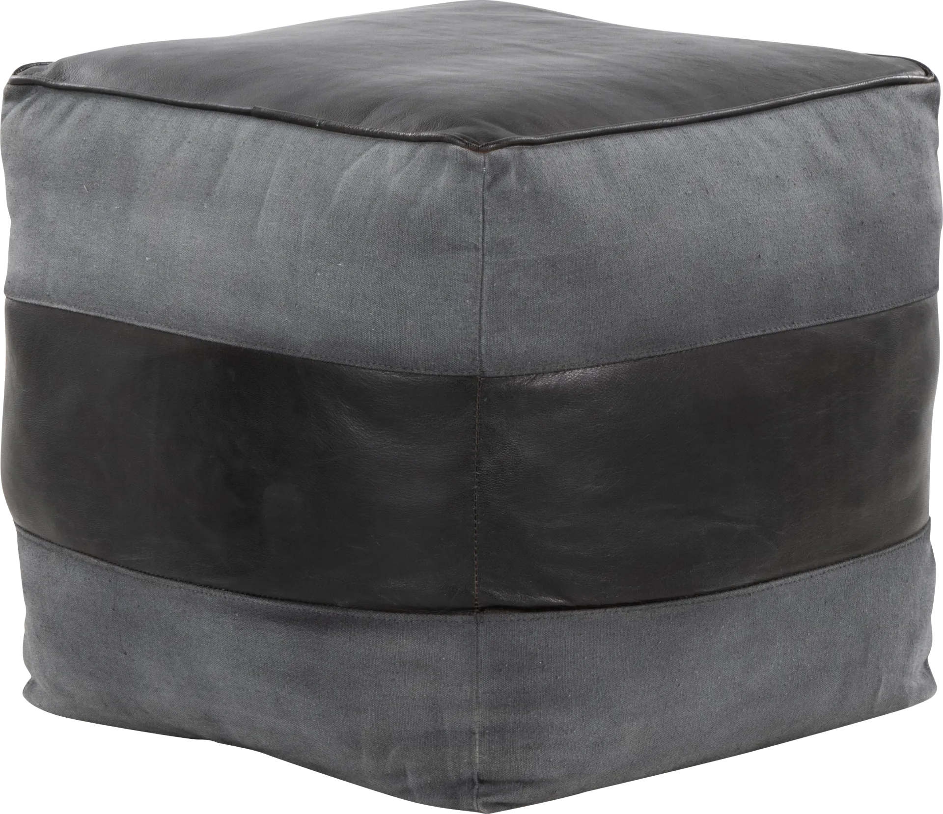 Cheerie I Black Pouf - Image 1