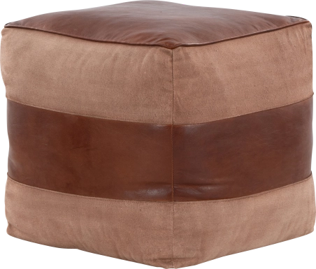 Cheerie I Espresso Pouf