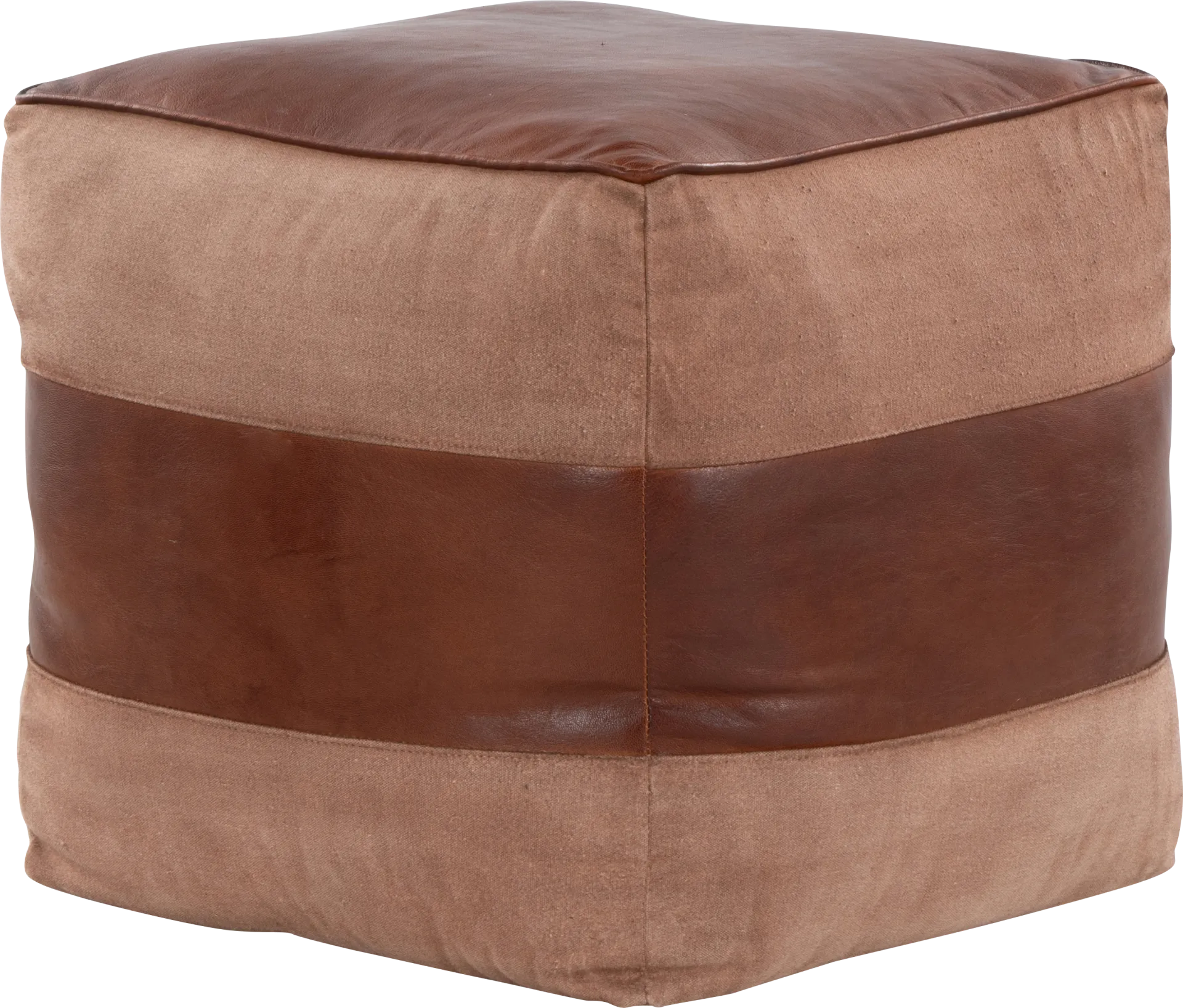 Cheerie I Espresso Pouf - Image 1