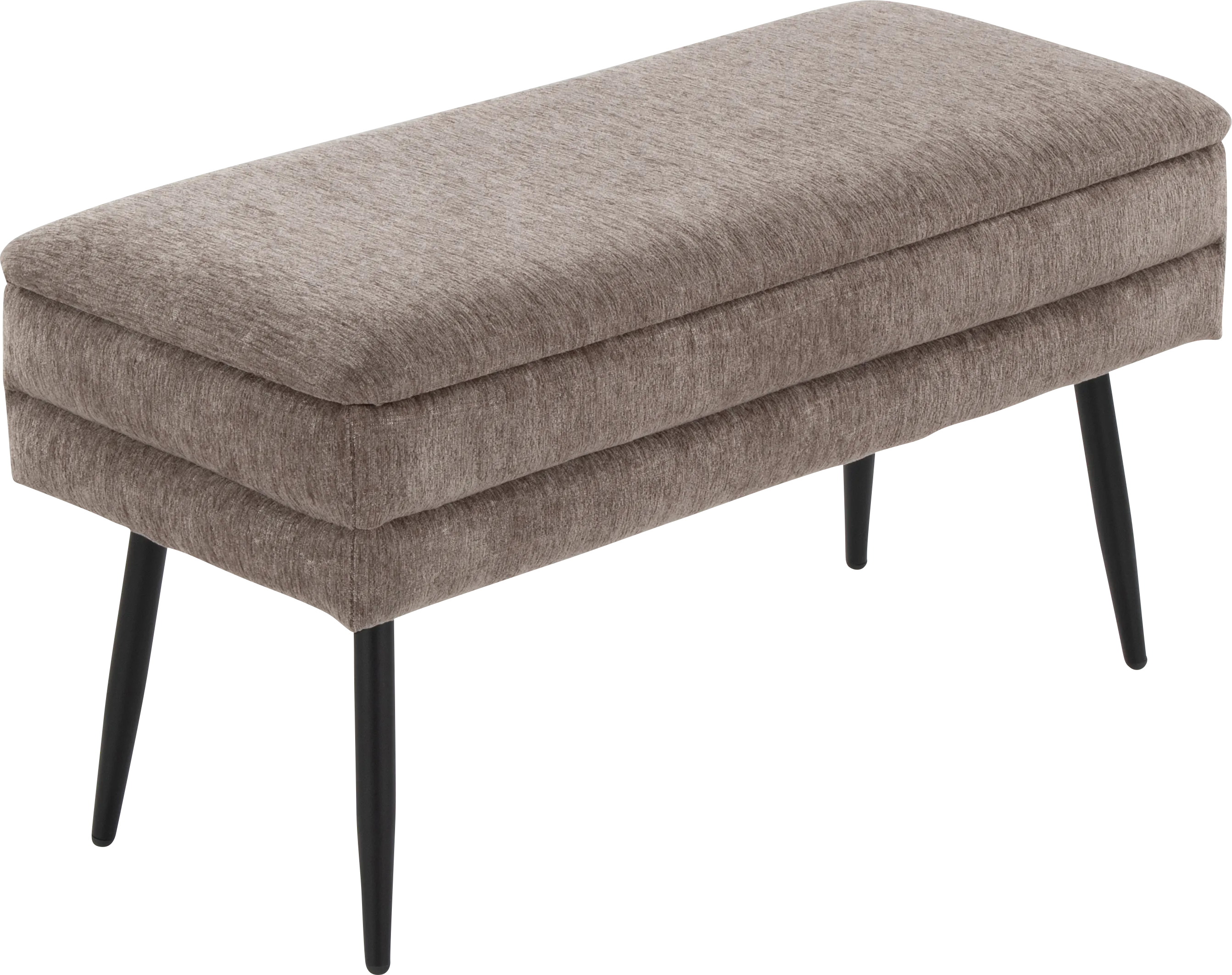 Interlaken II Brown Storage Bench