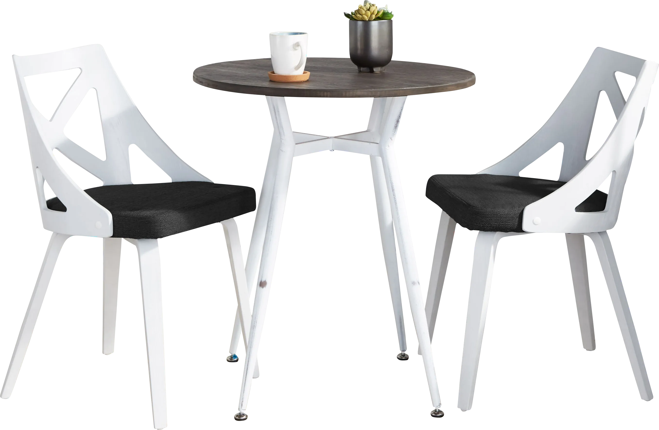 Jiwa Charcoal 3 Pc Dining Set - Thumbnail - Image 1