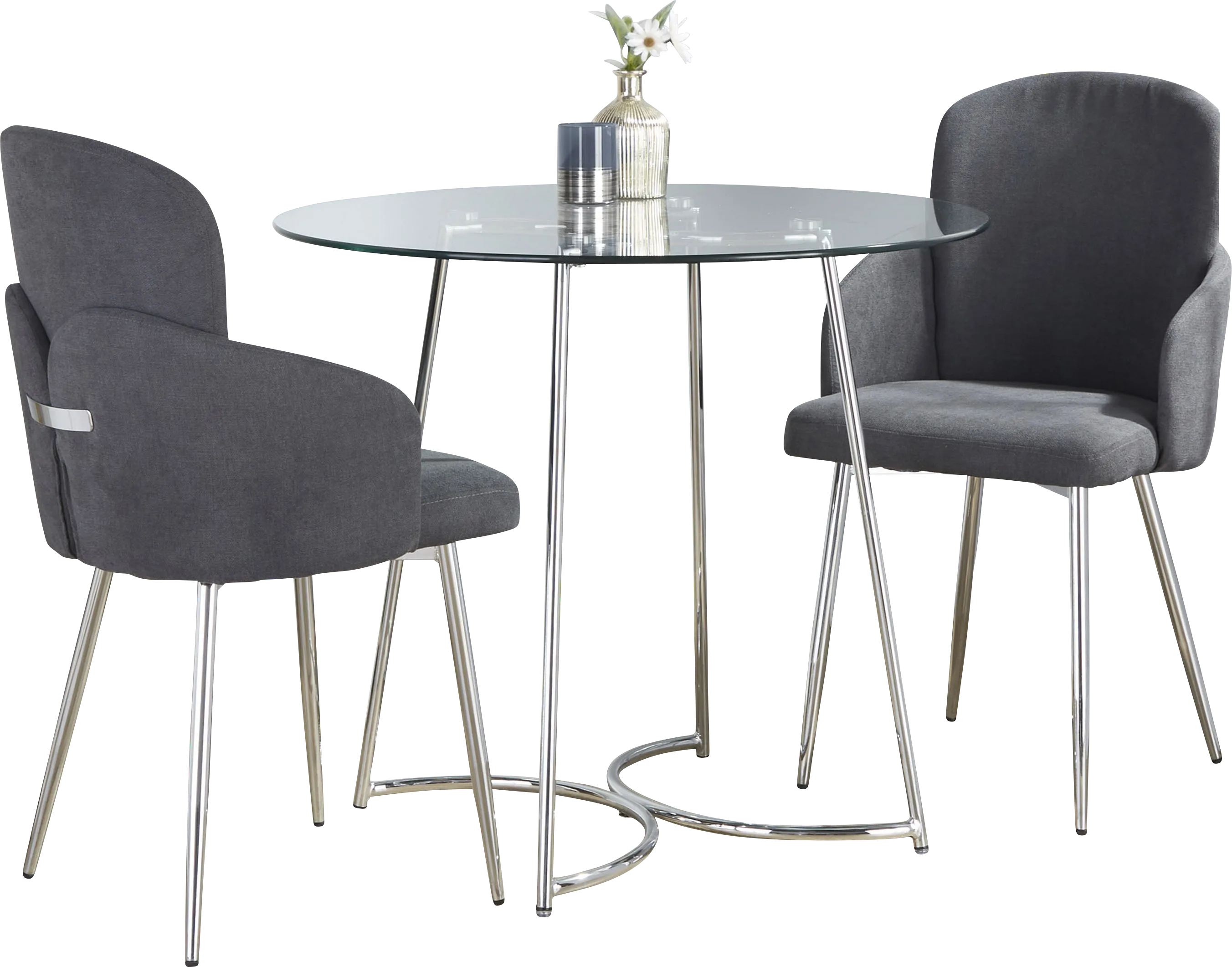 Haurt Gray 3 Pc Dining Set - Thumbnail - Image 1