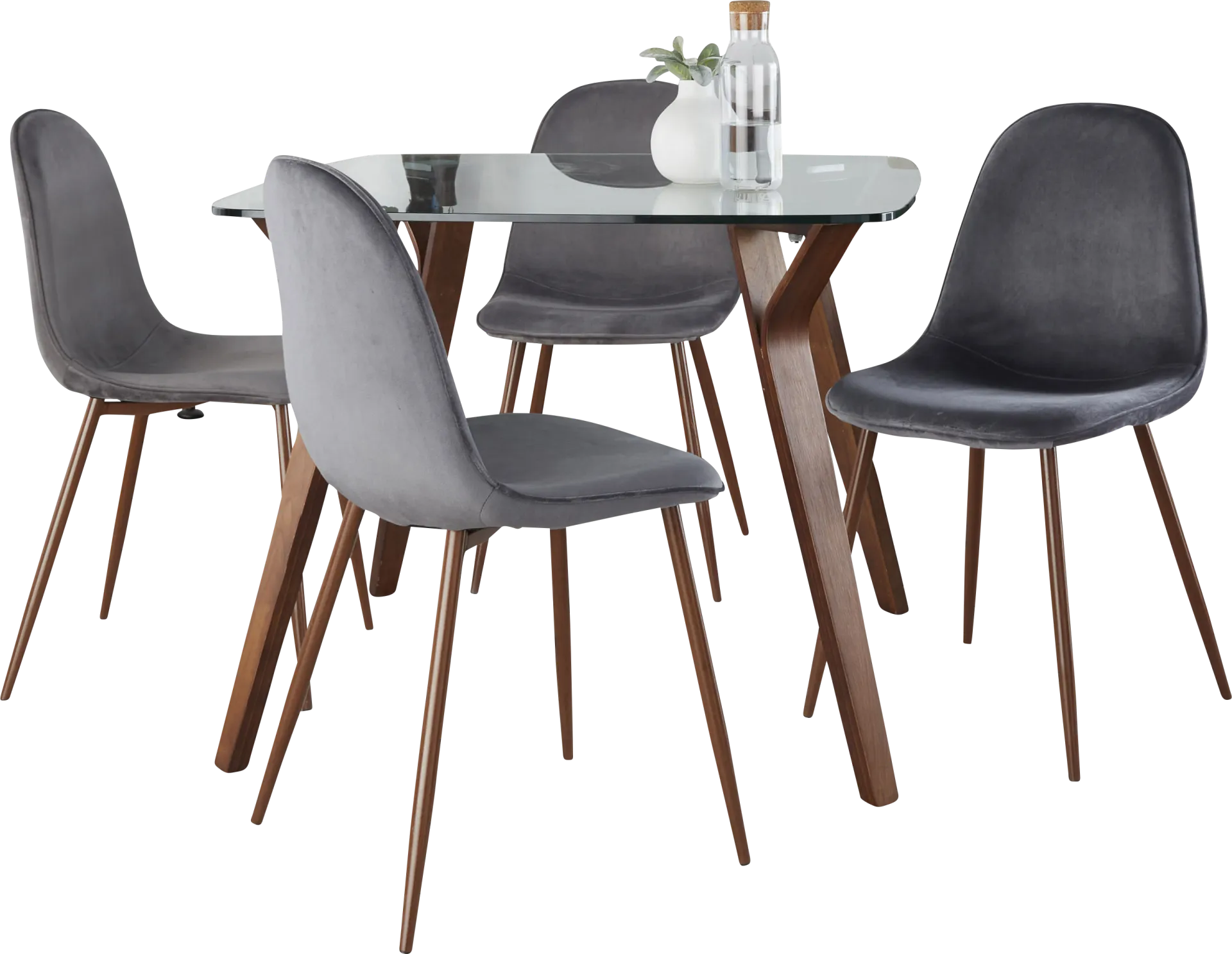 Wrenfrew II Gray 5 Pc Dining Set - Image 1