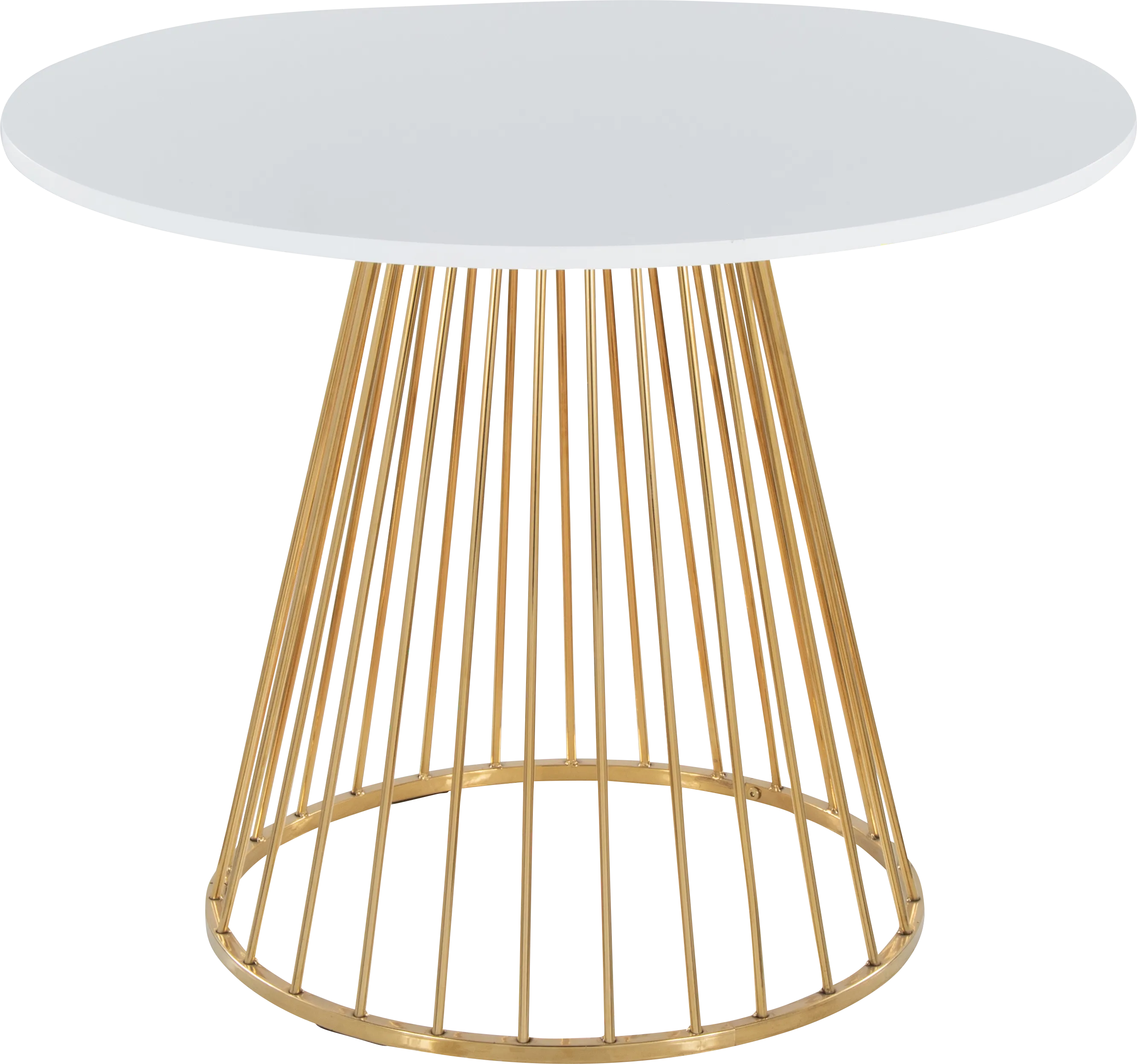 Aldendell White Dining Table - Thumbnail - Image 1